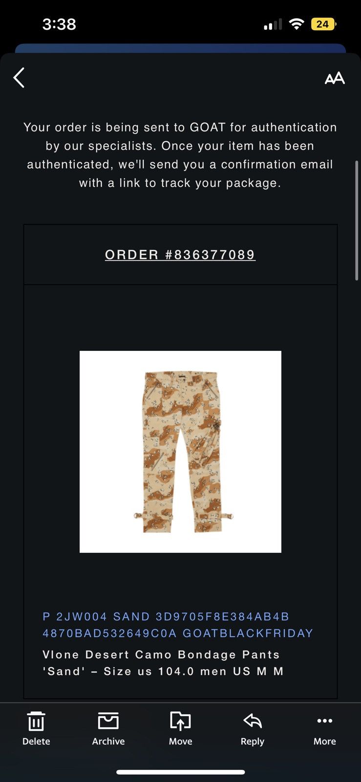 Vlone Vlone desert camo bondage pants Size US 32 / EU 48 - 6 Thumbnail
