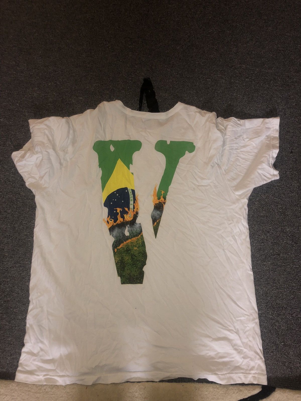 Vlone Brazil Burning Pop Exclusive Tee