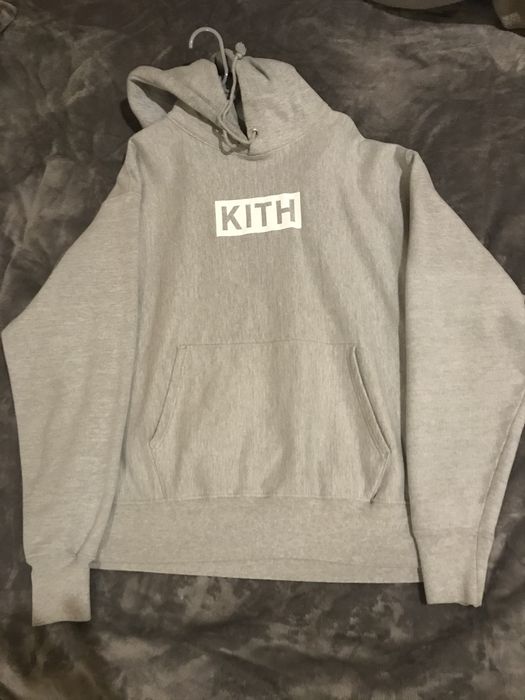 Kith 2015 Era Early Kith Grey Box Logo Hoodie Size US XL / EU 56 / 4 - 1 Preview