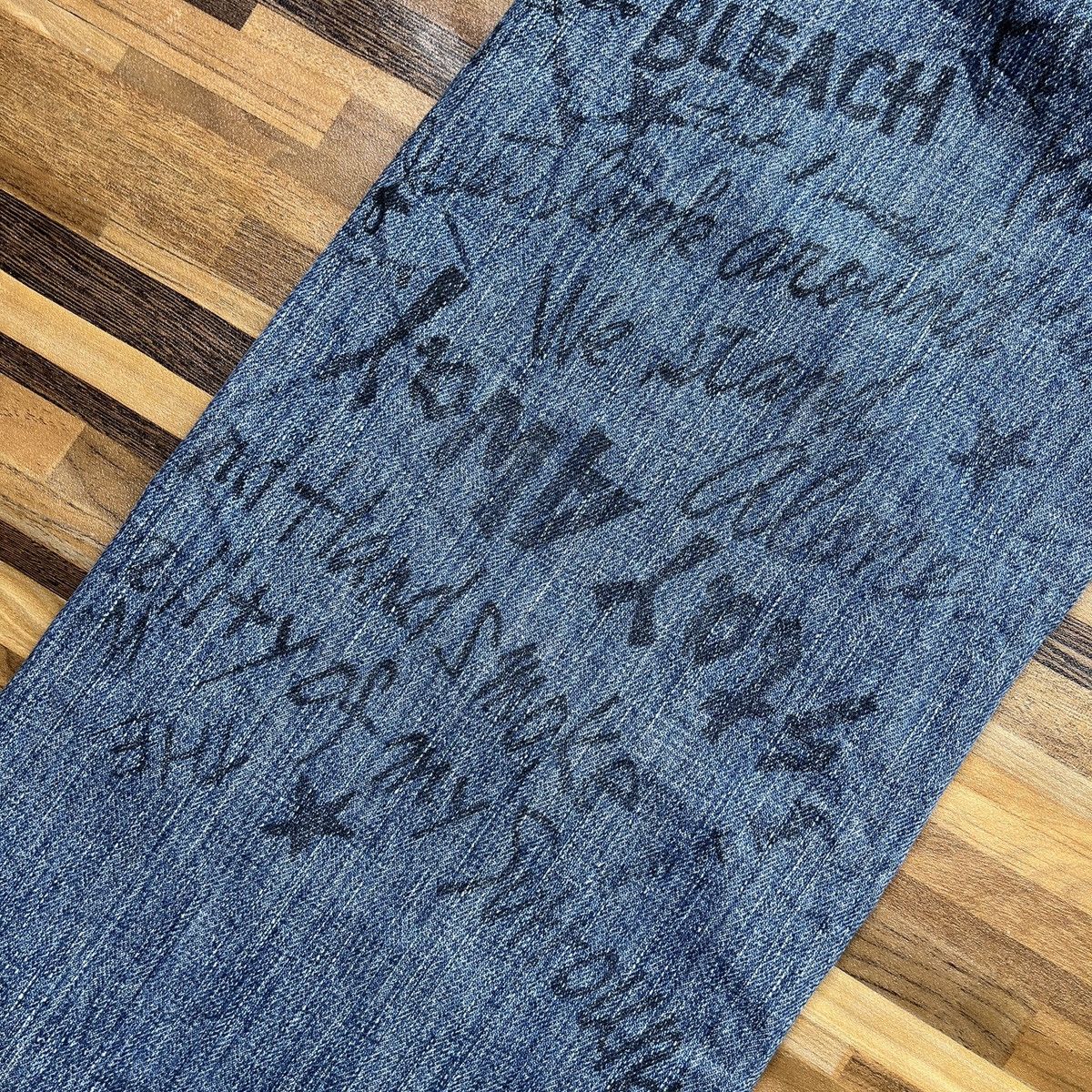 Art Comes First × Hysteric Glamour × If Six Was Nine Drugs Made In Japan Full Printed Arts Words Denim Jeans Size US 32 / EU 48 - 20 Thumbnail