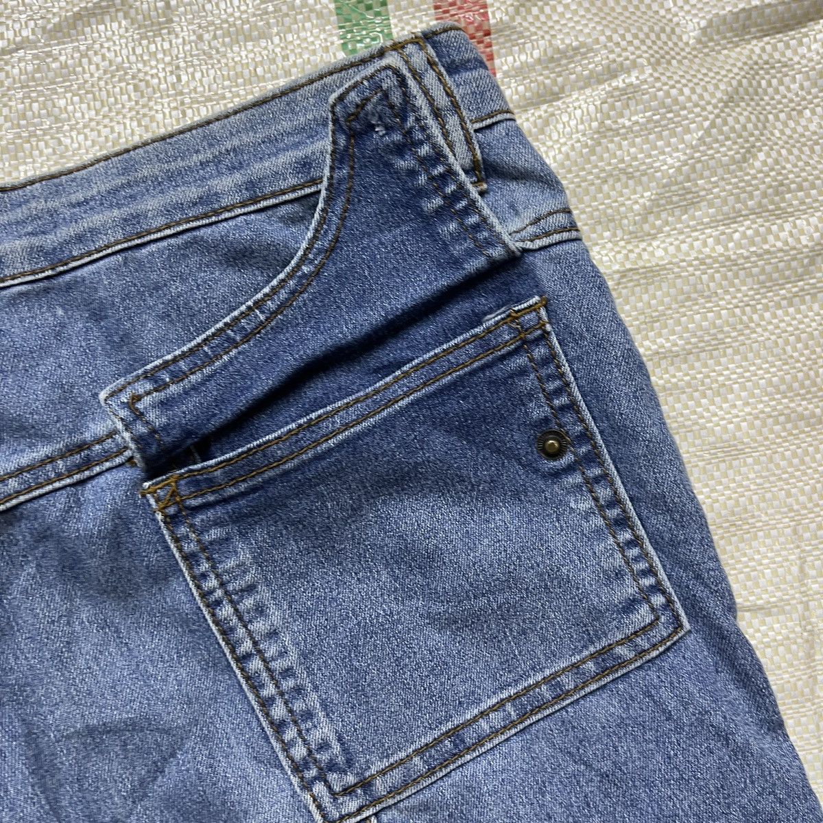 Japanese Brand Flared Boot Cut Denim Jeans Japanese Brand Size US 30 / EU 46 - 15 Thumbnail