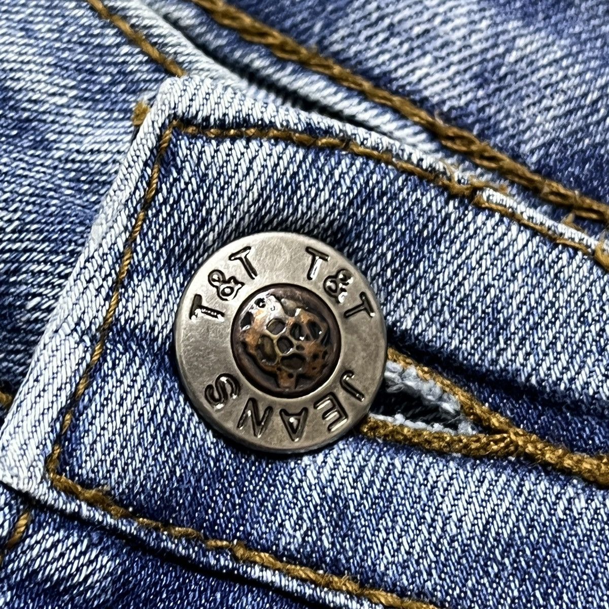 Japanese Brand Flared Boot Cut Denim Jeans Japanese Brand Size US 30 / EU 46 - 7 Thumbnail