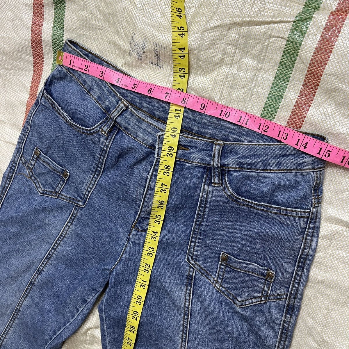 Japanese Brand Flared Boot Cut Denim Jeans Japanese Brand Size US 30 / EU 46 - 3 Thumbnail
