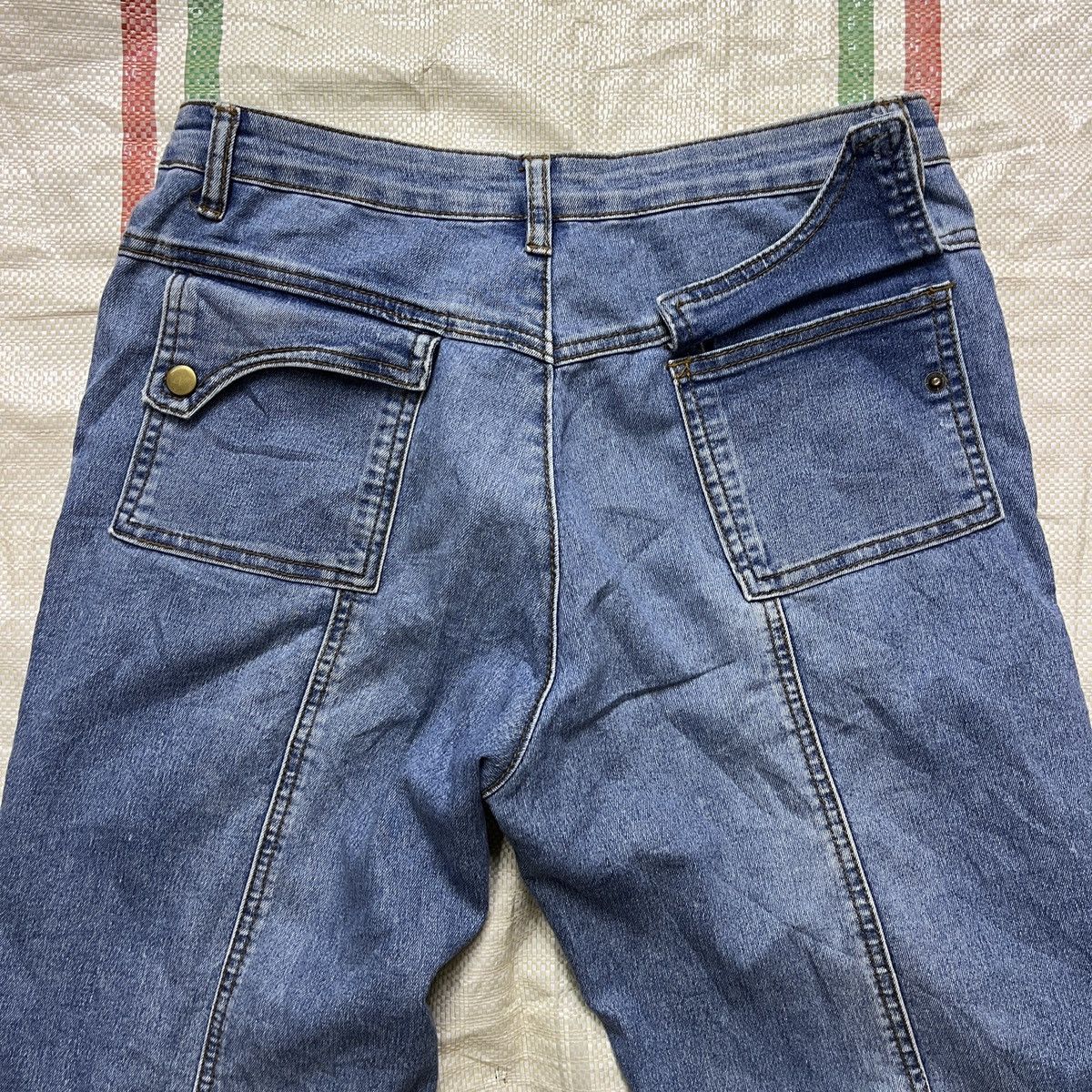 Japanese Brand Flared Boot Cut Denim Jeans Japanese Brand Size US 30 / EU 46 - 18 Thumbnail