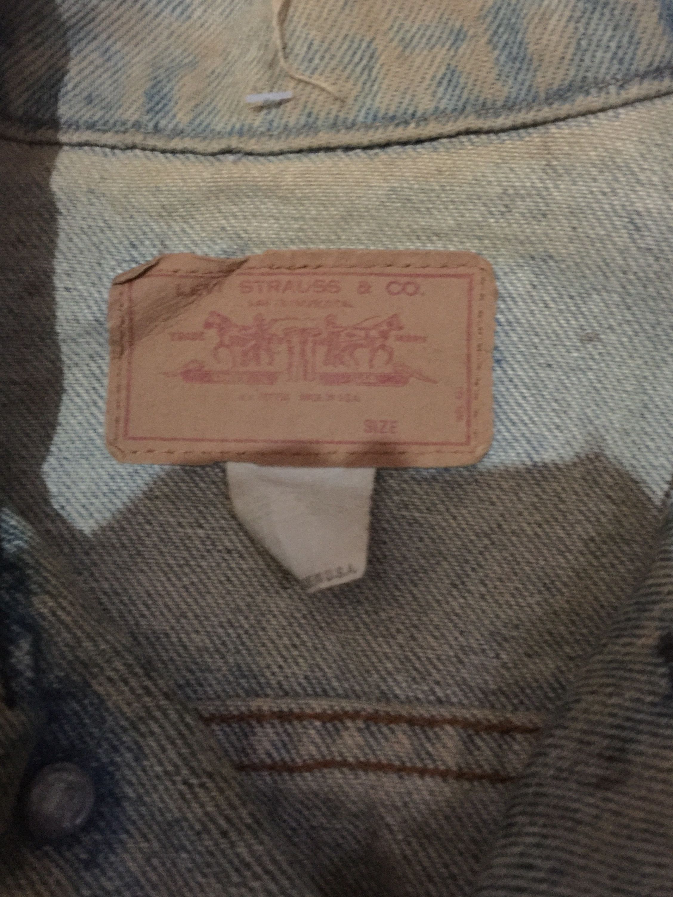 Levi's × Vintage Vintage Levi’s Strauss & Co Distressed Jacket Size US S / EU 44-46 / 1 - 6 Thumbnail
