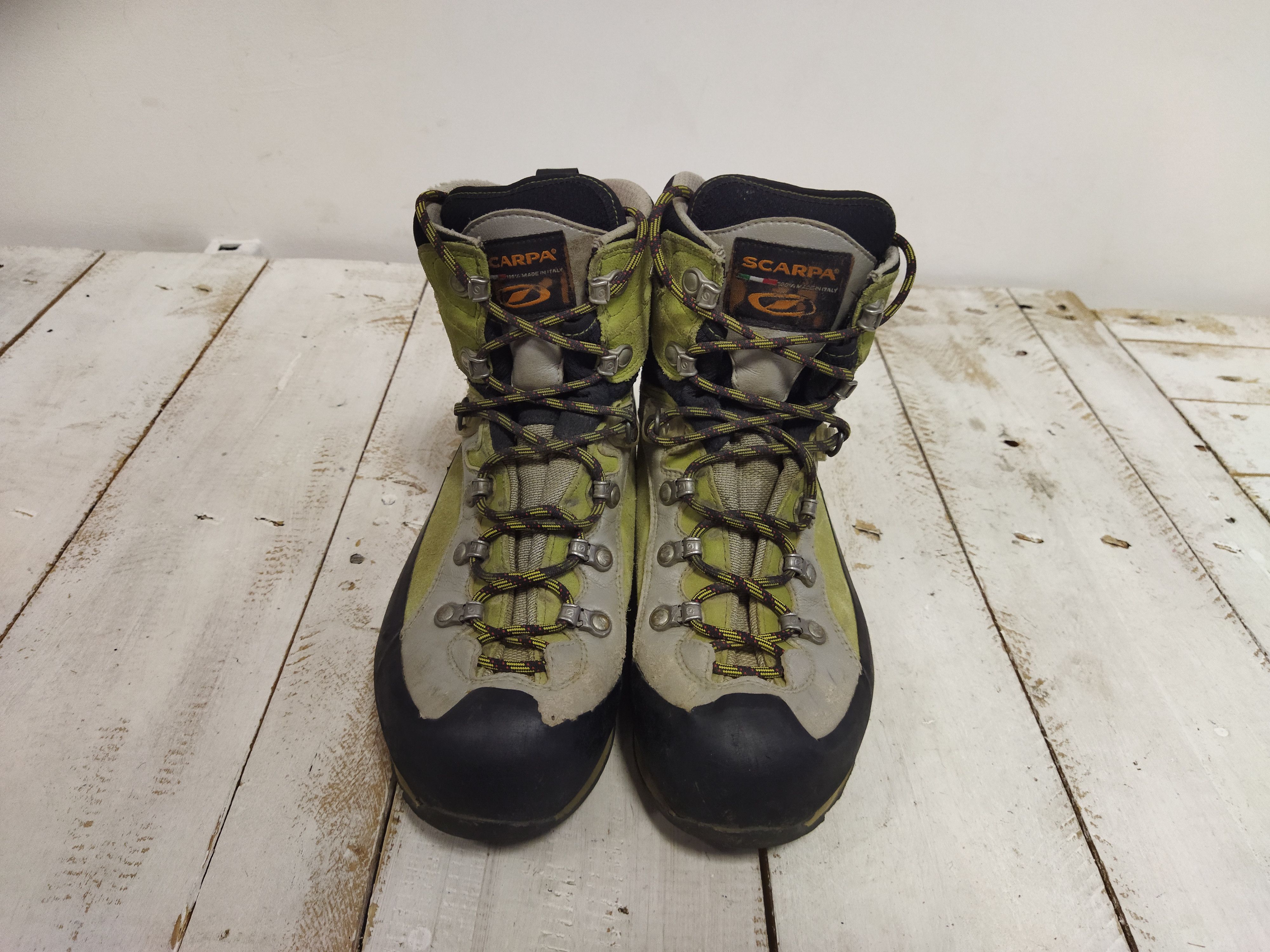 Goretex × Scapa Sports × Vibram Women EU 39.5 Hiking Mountaineering green Boots Vibram UK 6 Size US 8 / IT 38 - 1 Thumbnail