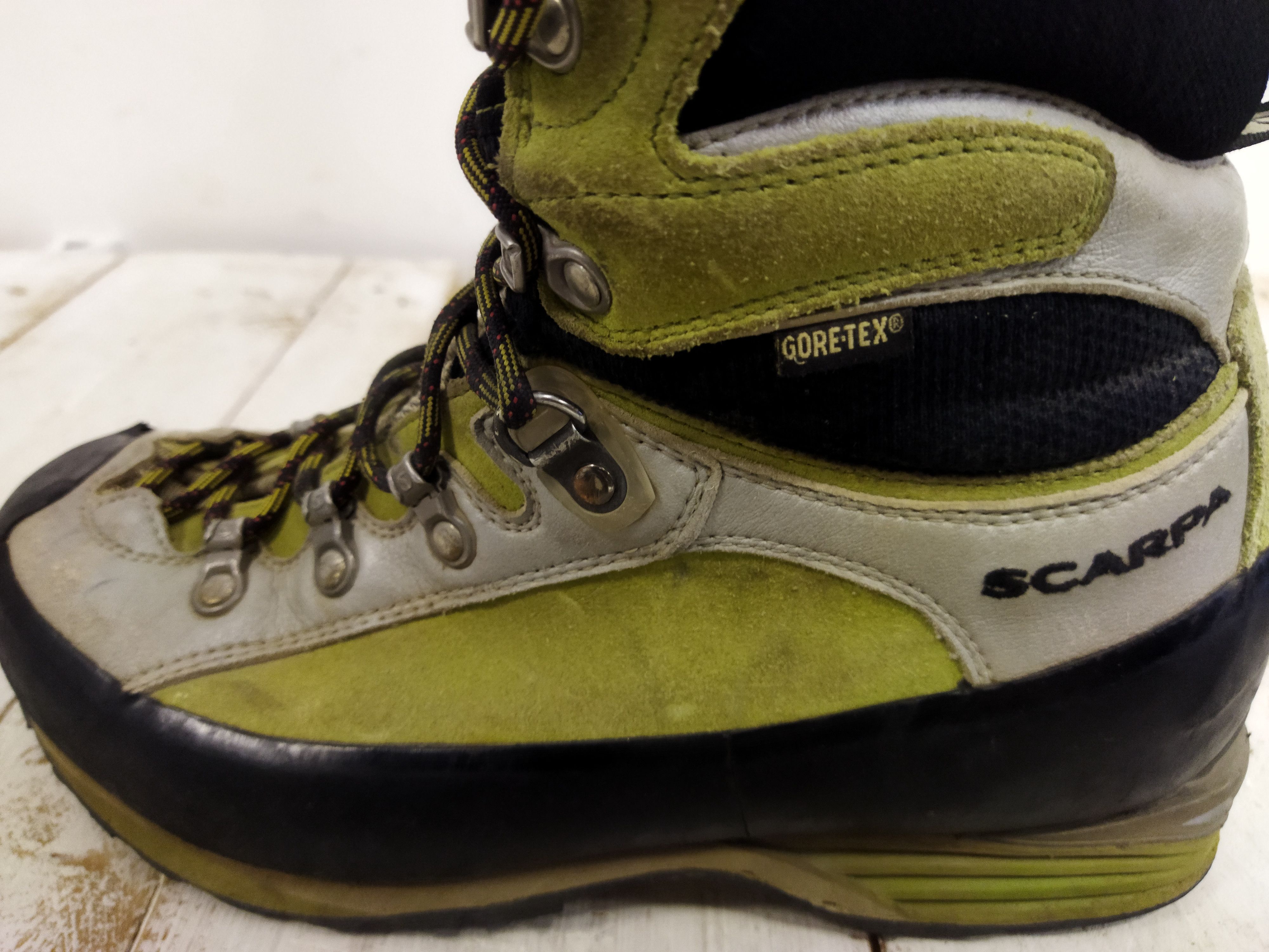 Goretex × Scapa Sports × Vibram Women EU 39.5 Hiking Mountaineering green Boots Vibram UK 6 Size US 8 / IT 38 - 5 Thumbnail