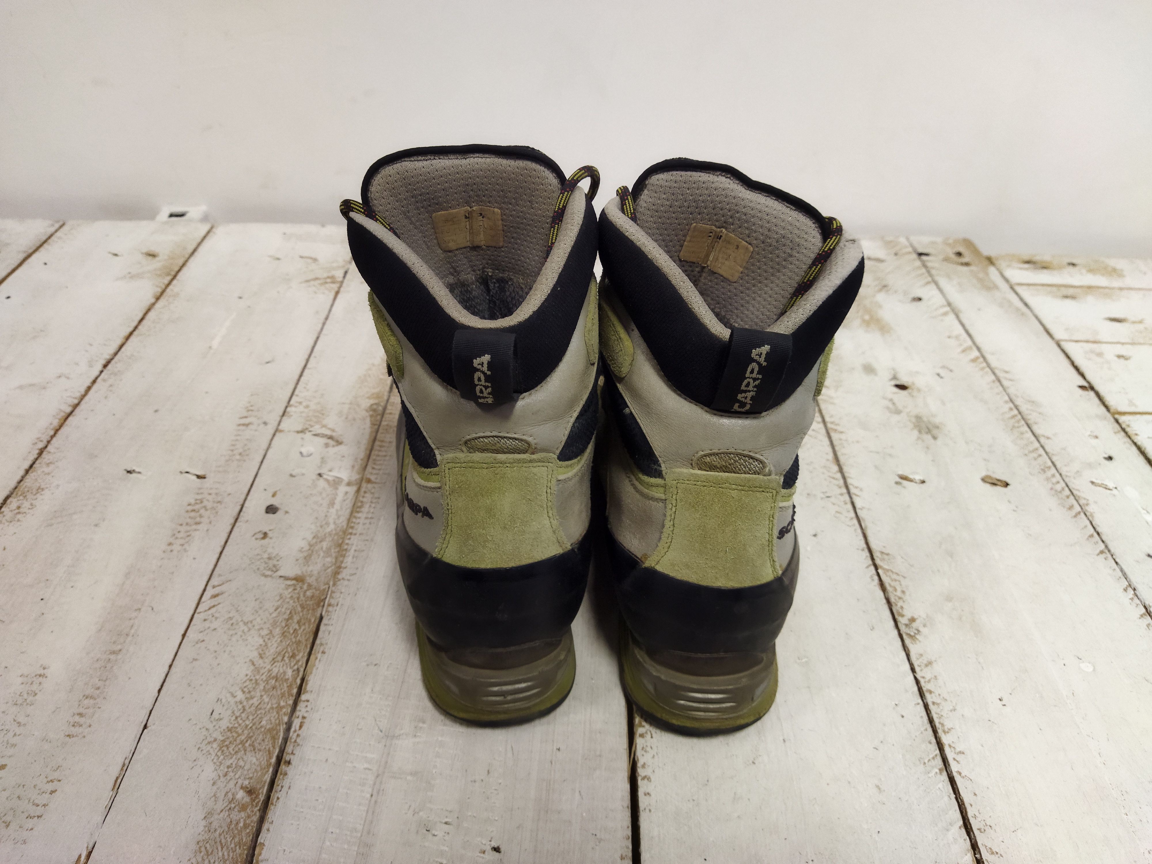 Goretex × Scapa Sports × Vibram Women EU 39.5 Hiking Mountaineering green Boots Vibram UK 6 Size US 8 / IT 38 - 4 Thumbnail