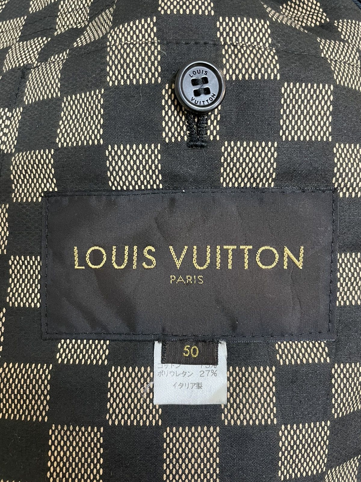 Louis Vuitton × Vintage 🔥24 hour before Delete🔥 Louis Vuitton Rubered Coat Damier Size 50R - 14 Thumbnail