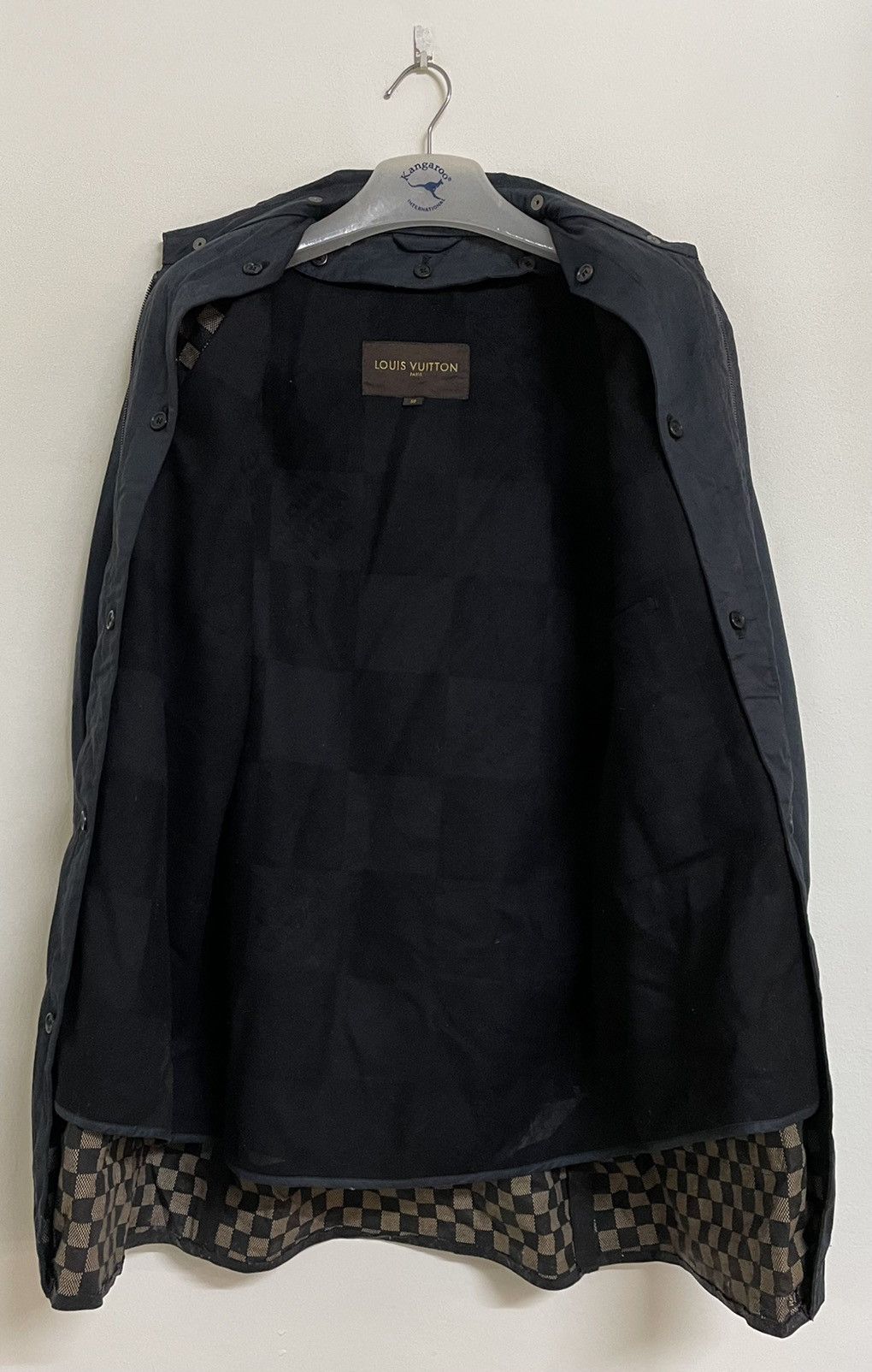 Louis Vuitton × Vintage 🔥24 hour before Delete🔥 Louis Vuitton Rubered Coat Damier Size 50R - 4 Thumbnail