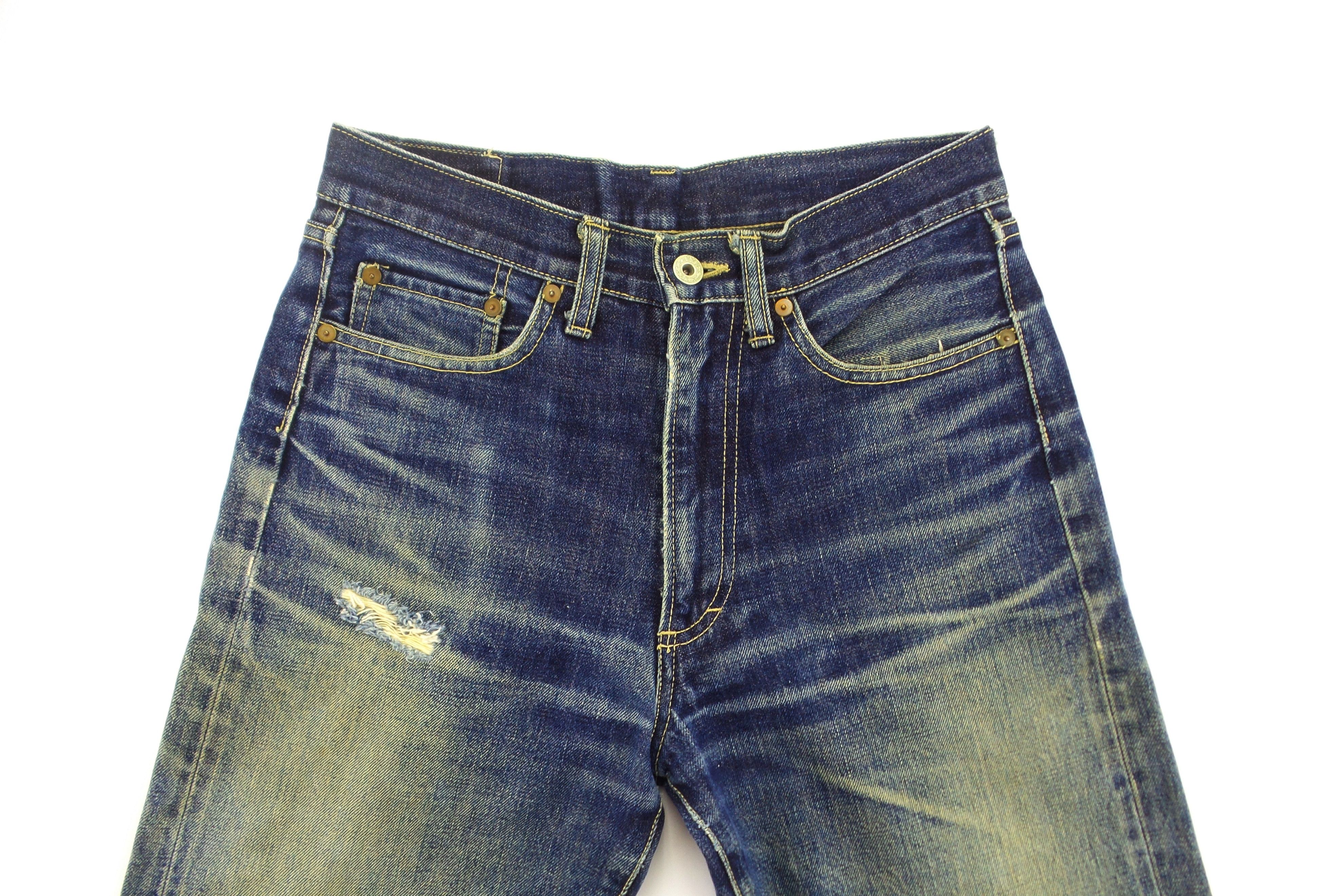 EastBoy Stonewashed Selvedge Jeans W28xL37.5