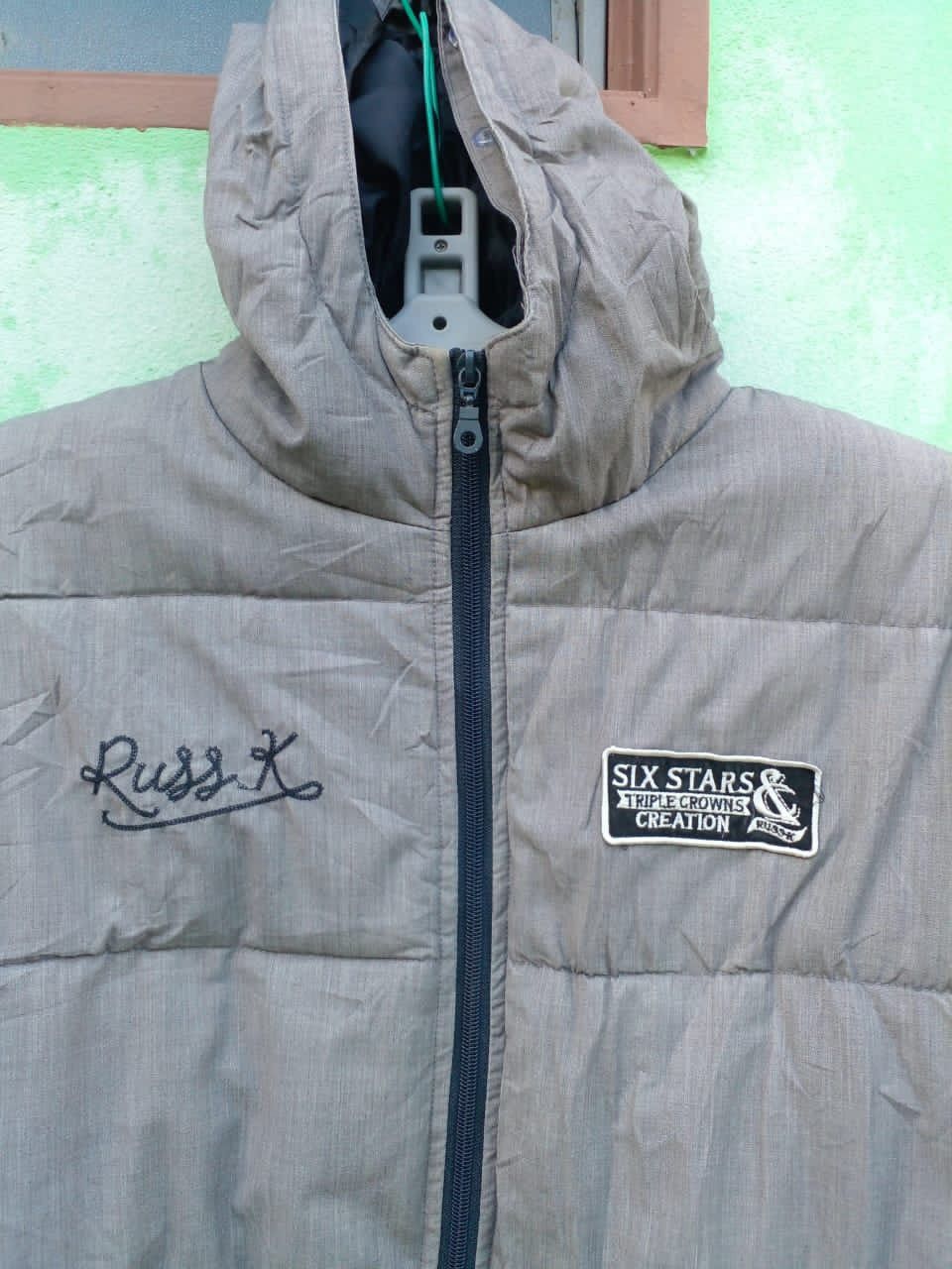 Japanese Brand PUFFER RUSS.K. (GJ20) Size US L / EU 52-54 / 3 - 11 Thumbnail