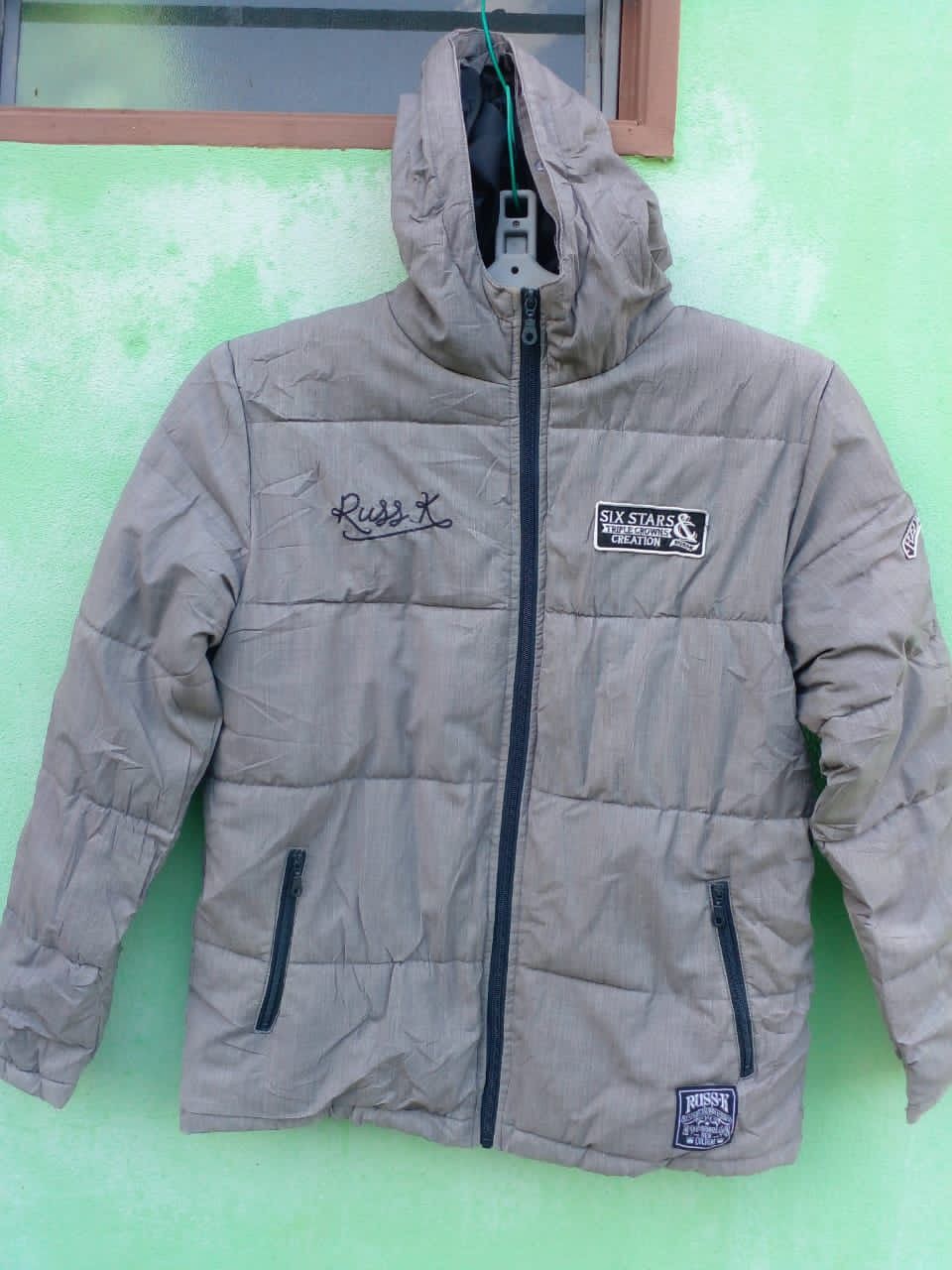 Japanese Brand PUFFER RUSS.K. (GJ20) Size US L / EU 52-54 / 3 - 1 Thumbnail