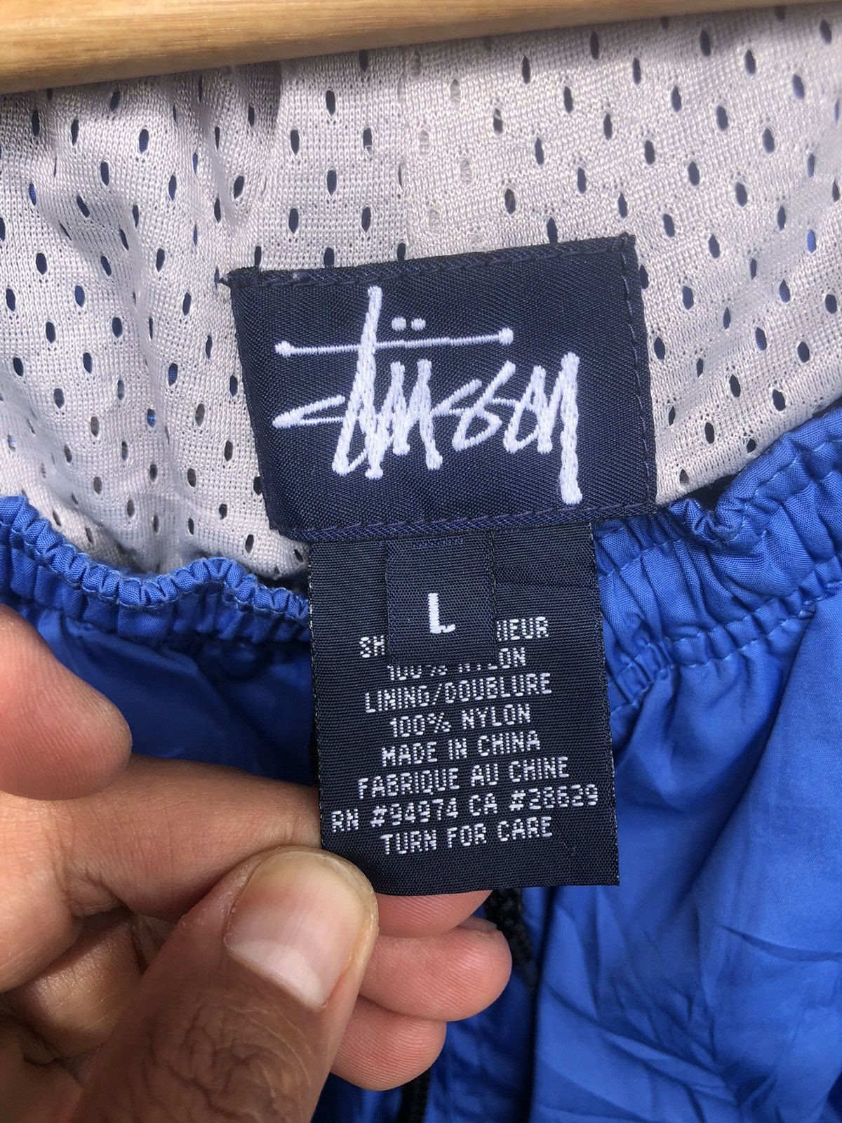 Stussy Vintage Stussy Track Pants 90s Size US 33 - 4 Thumbnail
