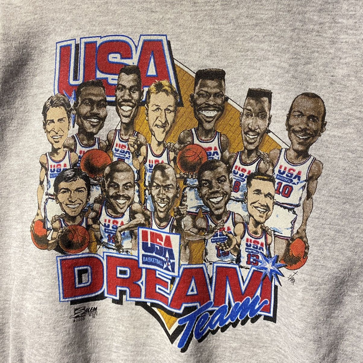 NBA × Salem Sportswear × USA Olympics VINTAGE RARE 1992‼️USA Basketball Dream Team NBA Sweatshirts Size US L / EU 52-54 / 3 - 3 Thumbnail