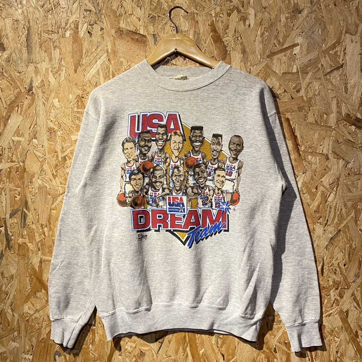 NBA × Salem Sportswear × USA Olympics VINTAGE RARE 1992‼️USA Basketball Dream Team NBA Sweatshirts Size US L / EU 52-54 / 3 - 1 Thumbnail