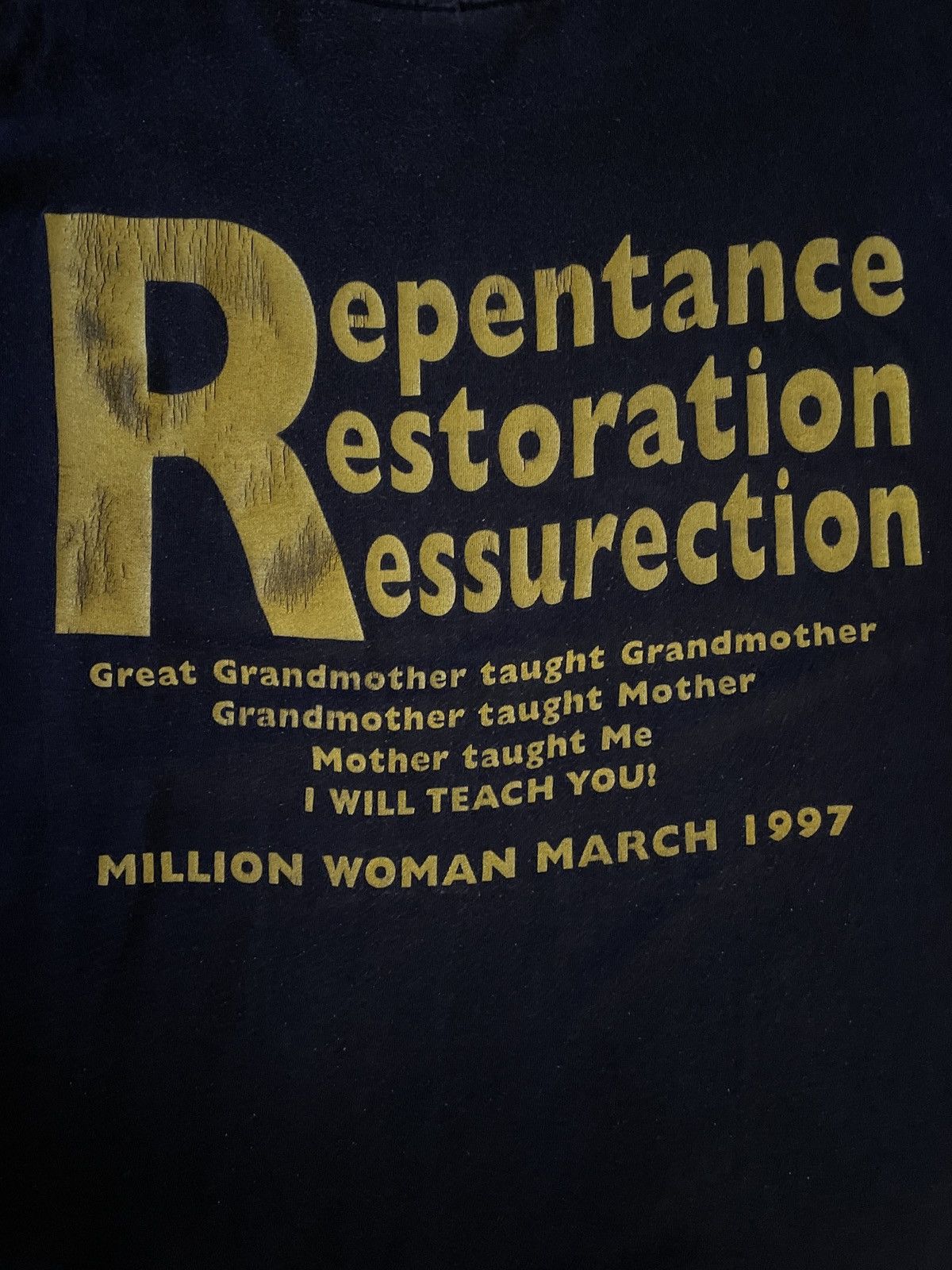Vintage 1997 Vintage Million Woman March Tee Size US XL / EU 56 / 4 - 3 Thumbnail