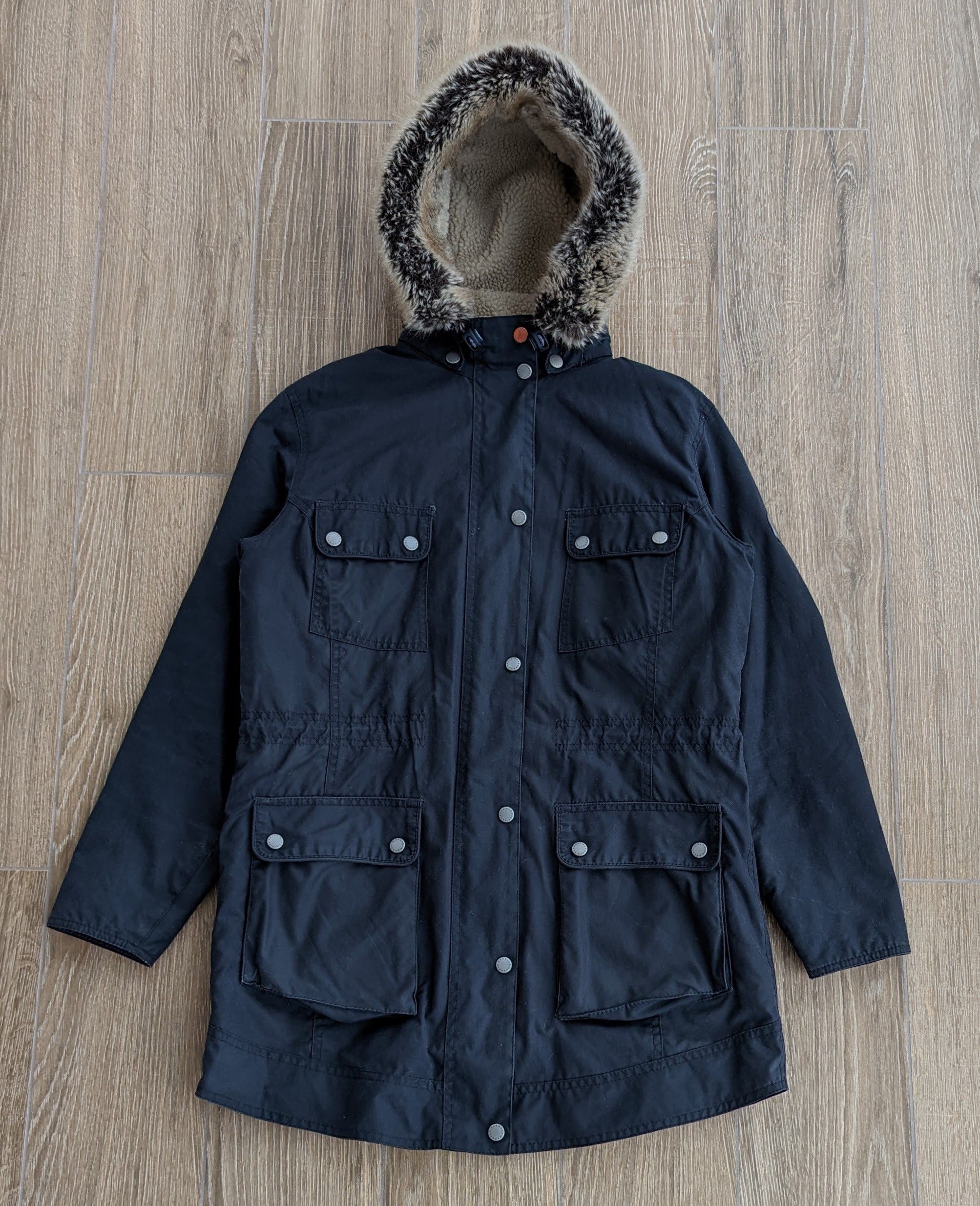 Barbour Barbour Carribena Wax Faux Hooded Jacket England WaxedCotton Size M / US 6-8 / IT 42-44 - 1 Thumbnail