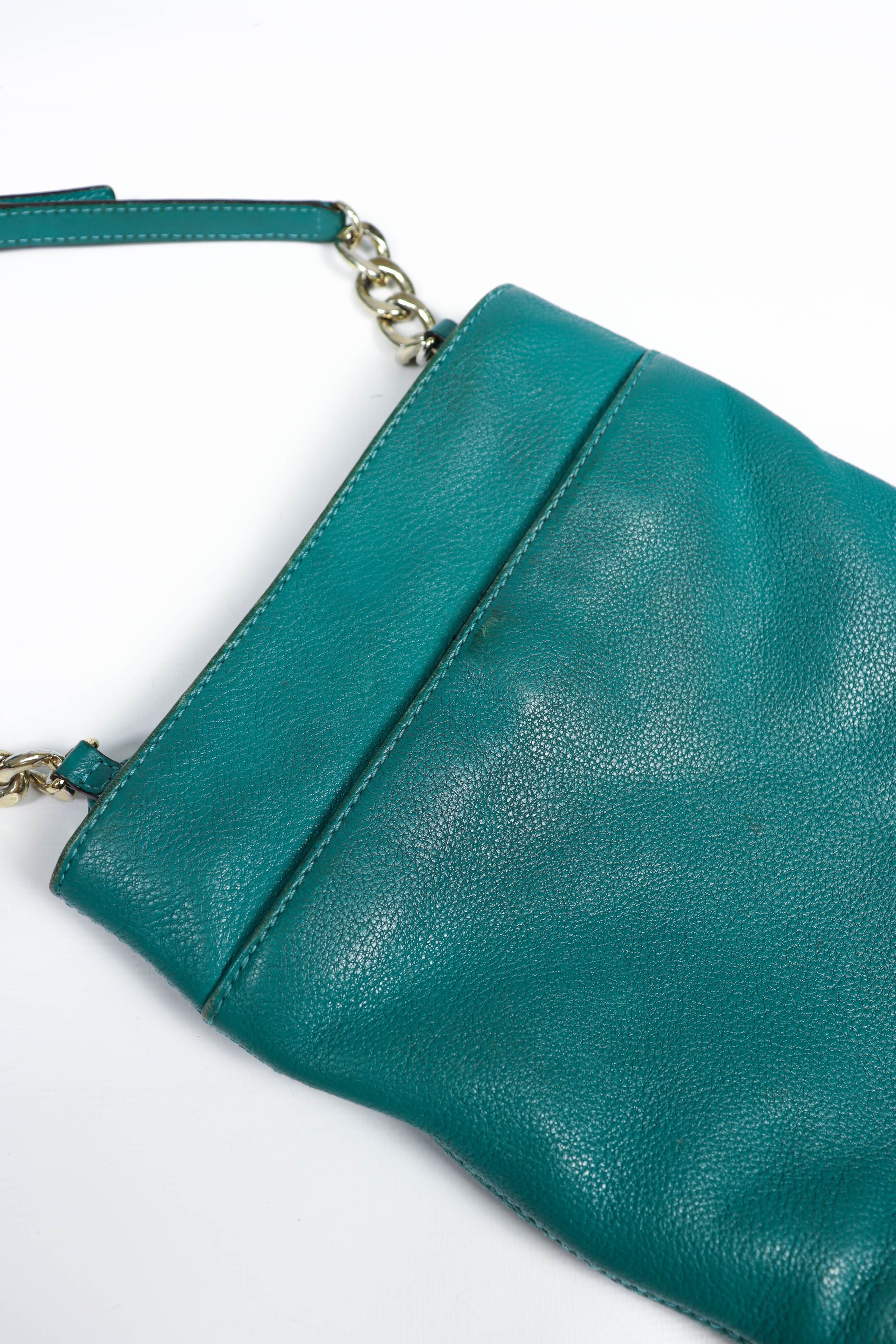 Michael Kors Michael Kors E-1406 Distressed Leather Crossbody Bag Size ONE SIZE - 7 Thumbnail