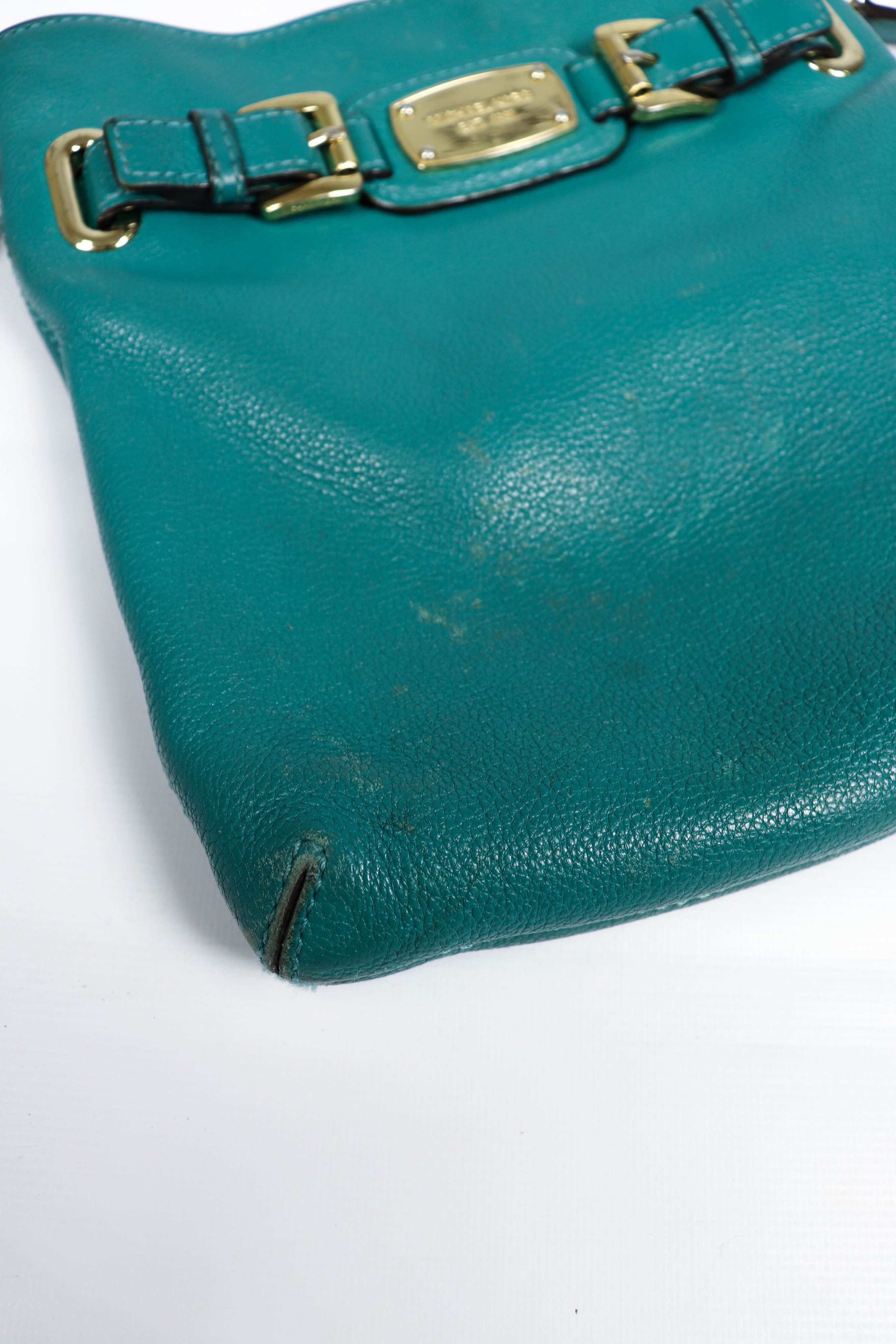 Michael Kors Michael Kors E-1406 Distressed Leather Crossbody Bag Size ONE SIZE - 12 Thumbnail