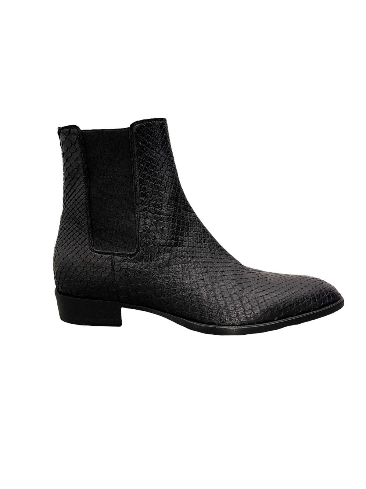Saint Laurent Paris Saint Laurent Wyatt Python Boots | Grailed display picture 3