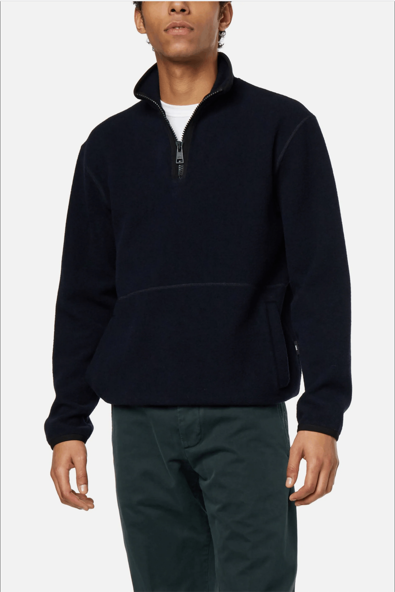 Last Drop — AMI Half Zipped Sweatshirt