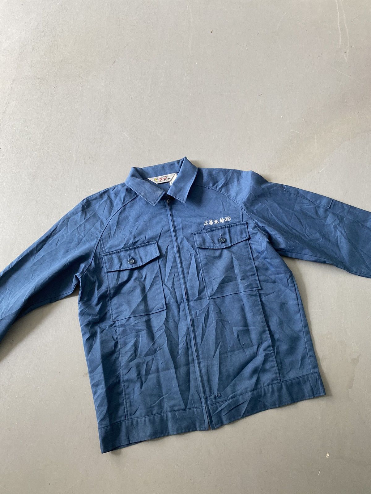 Japanese Brand Vintage ‘94 Tomoe Sakura Japan Work Wear Jacket Size US M / EU 48-50 / 2 - 2 Thumbnail