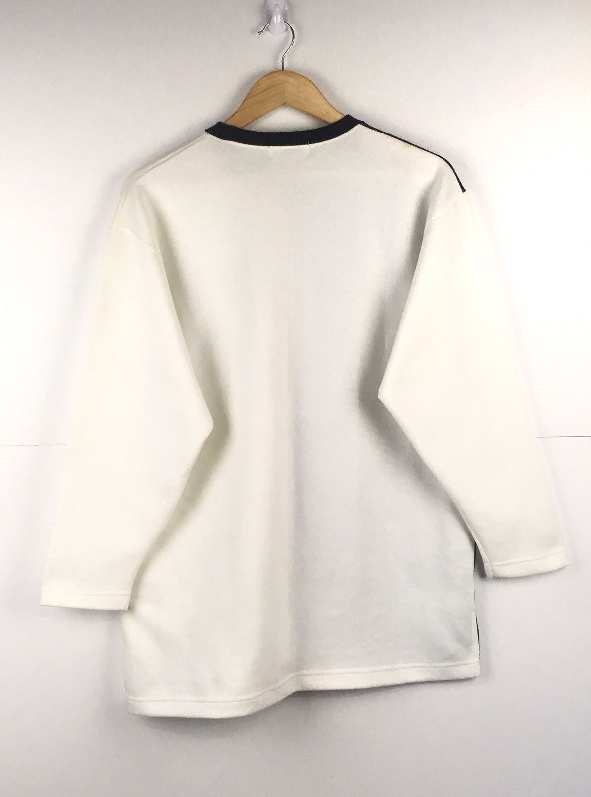 Designer Vintage Paolo Roberta Black White Large Size Sweatshirt Size US L / EU 52-54 / 3 - 4 Thumbnail