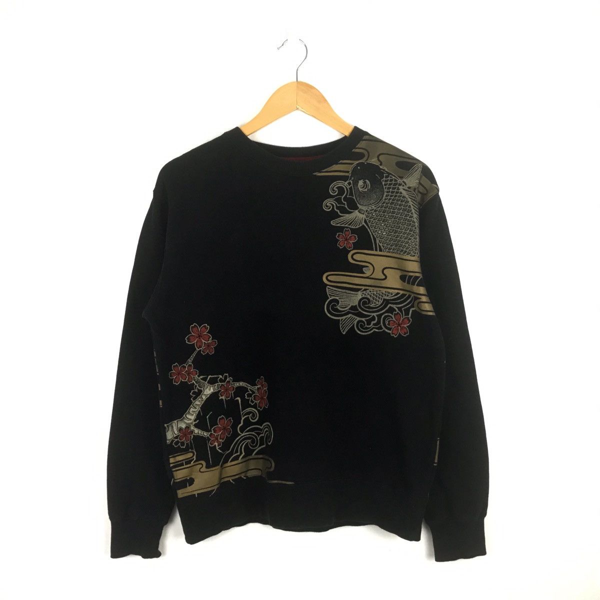 Japanese Brand Vintage Sorridere SukajanDesign CrewneckPullover Sweatshirt Size US M / EU 48-50 / 2 - 2 Thumbnail