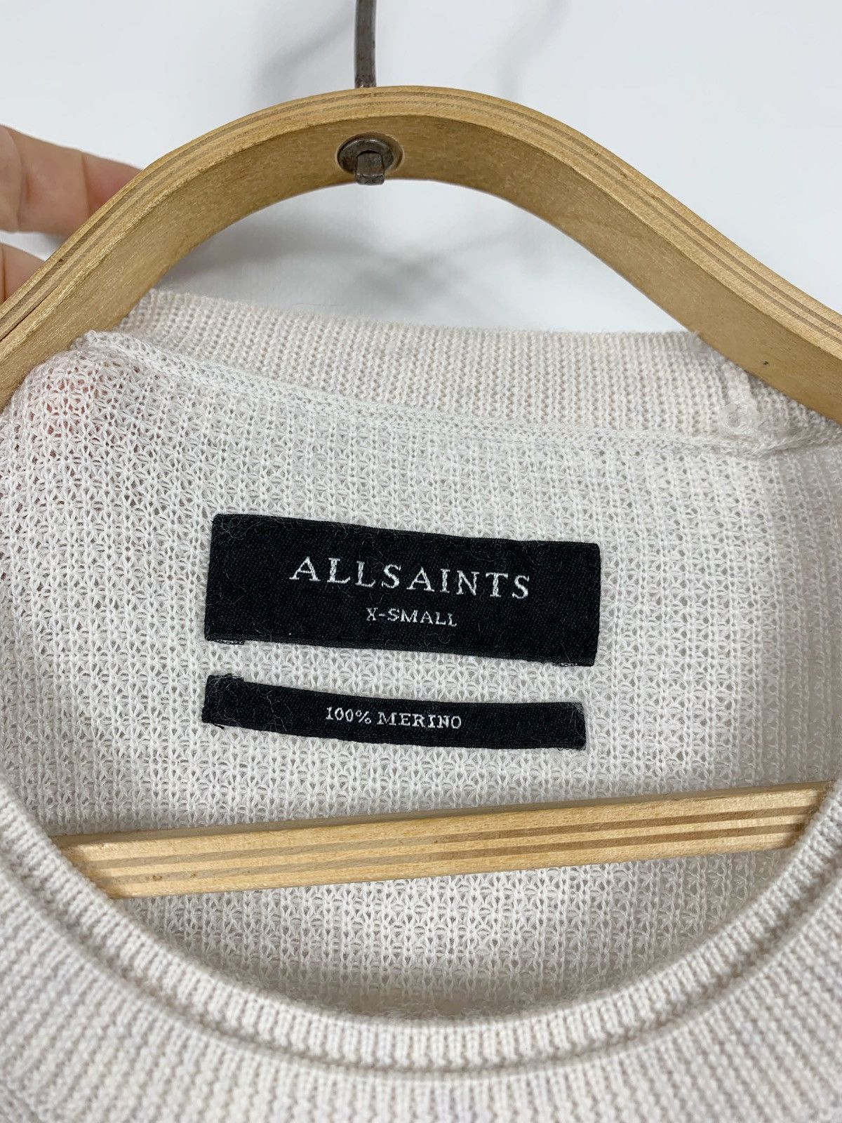 Allsaints Allsaints sweater Ivar merino crew wool sweatshirt Size US XS / EU 42 / 0 - 5 Thumbnail