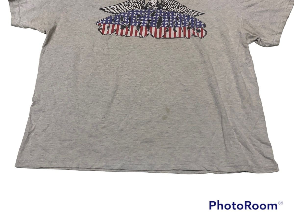 Band Tees × Vintage Vtg Deftones American Flag Tshirt Size US XL / EU 56 / 4 - 4 Thumbnail