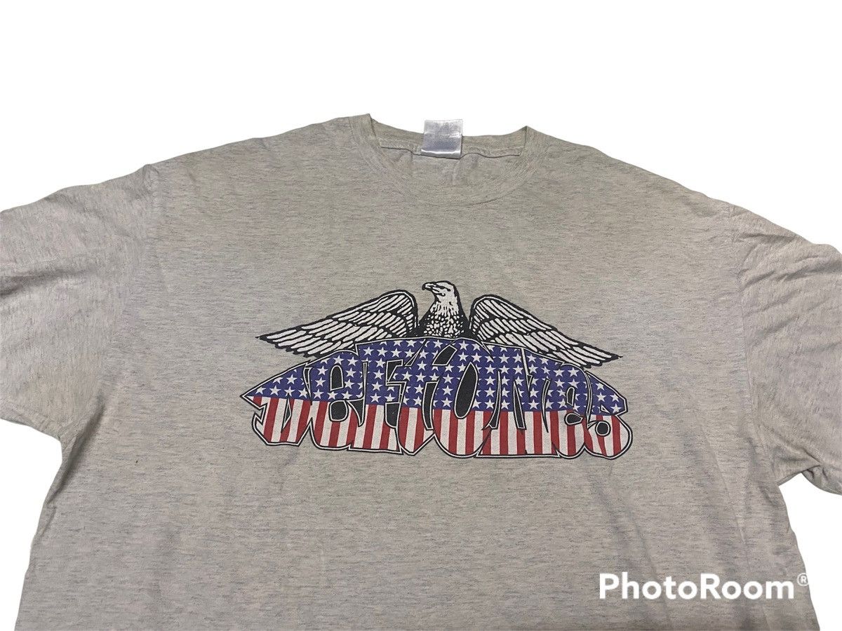 Band Tees × Vintage Vtg Deftones American Flag Tshirt Size US XL / EU 56 / 4 - 3 Thumbnail