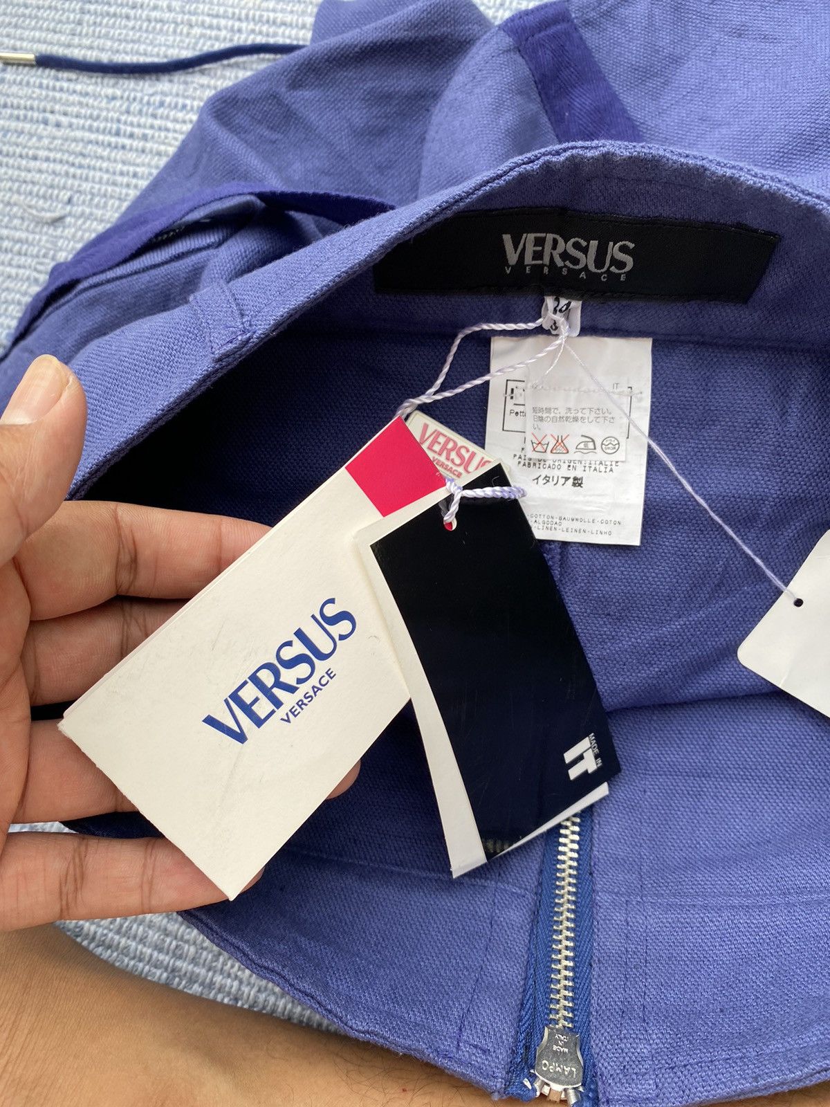 Versace blue short skirt Size 28" / US 6 / IT 42 - 7 Thumbnail