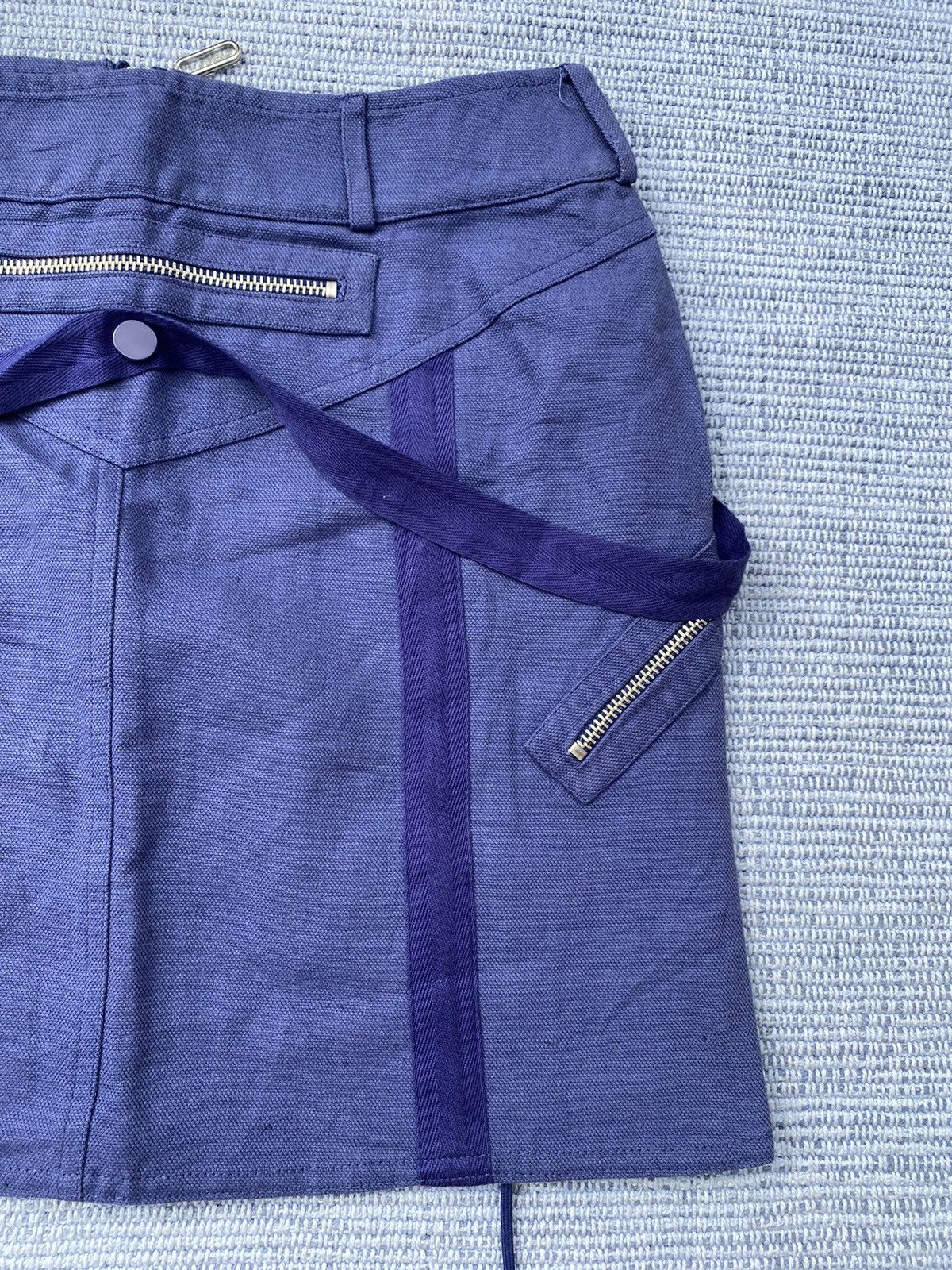 Versace blue short skirt Size 28" / US 6 / IT 42 - 5 Thumbnail