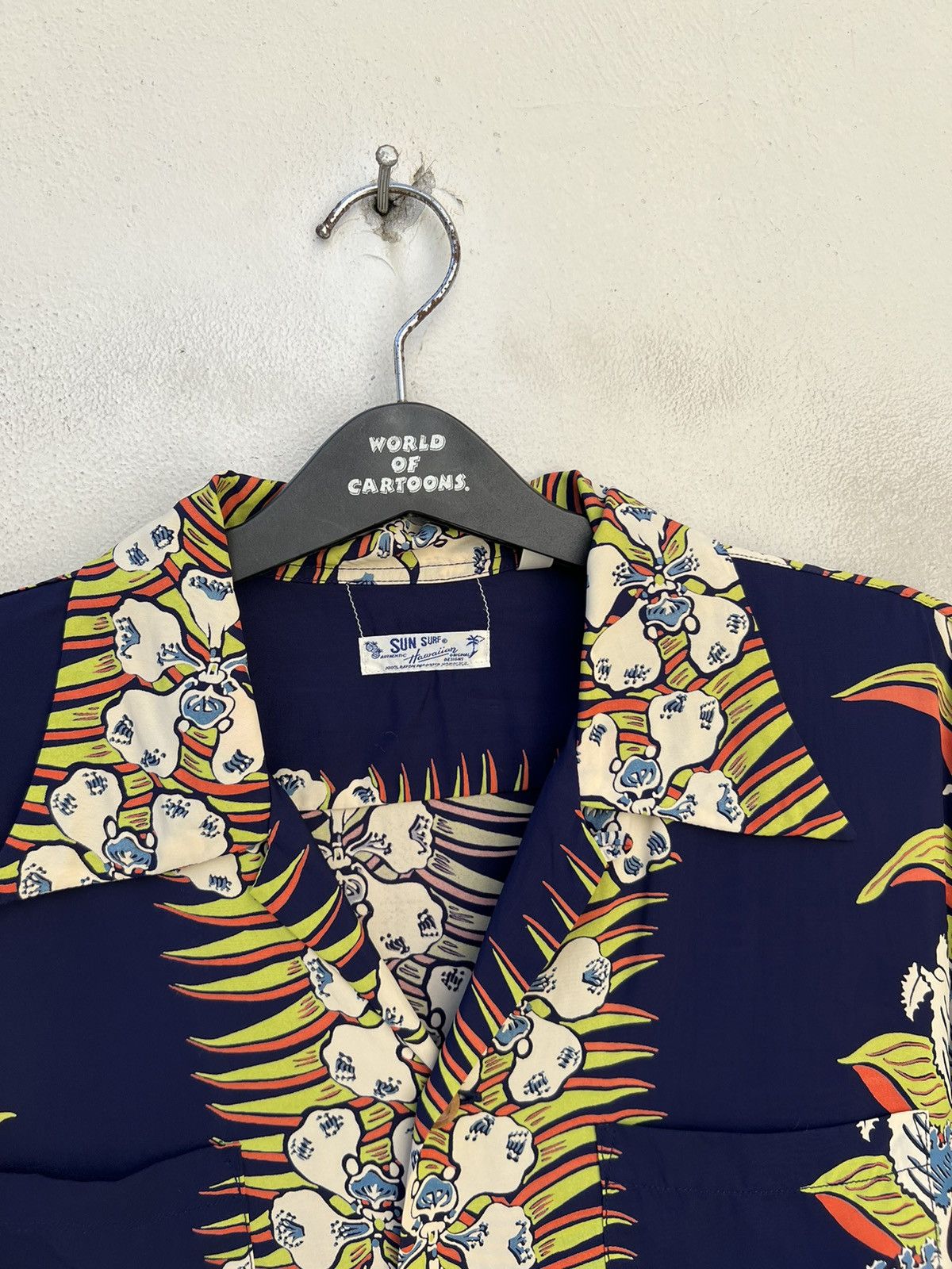 Sugar Cane Vintage Sun Surf Japan Long Sleeve Rayon Hawaiian Shirt Size US M / EU 48-50 / 2 - 2 Thumbnail