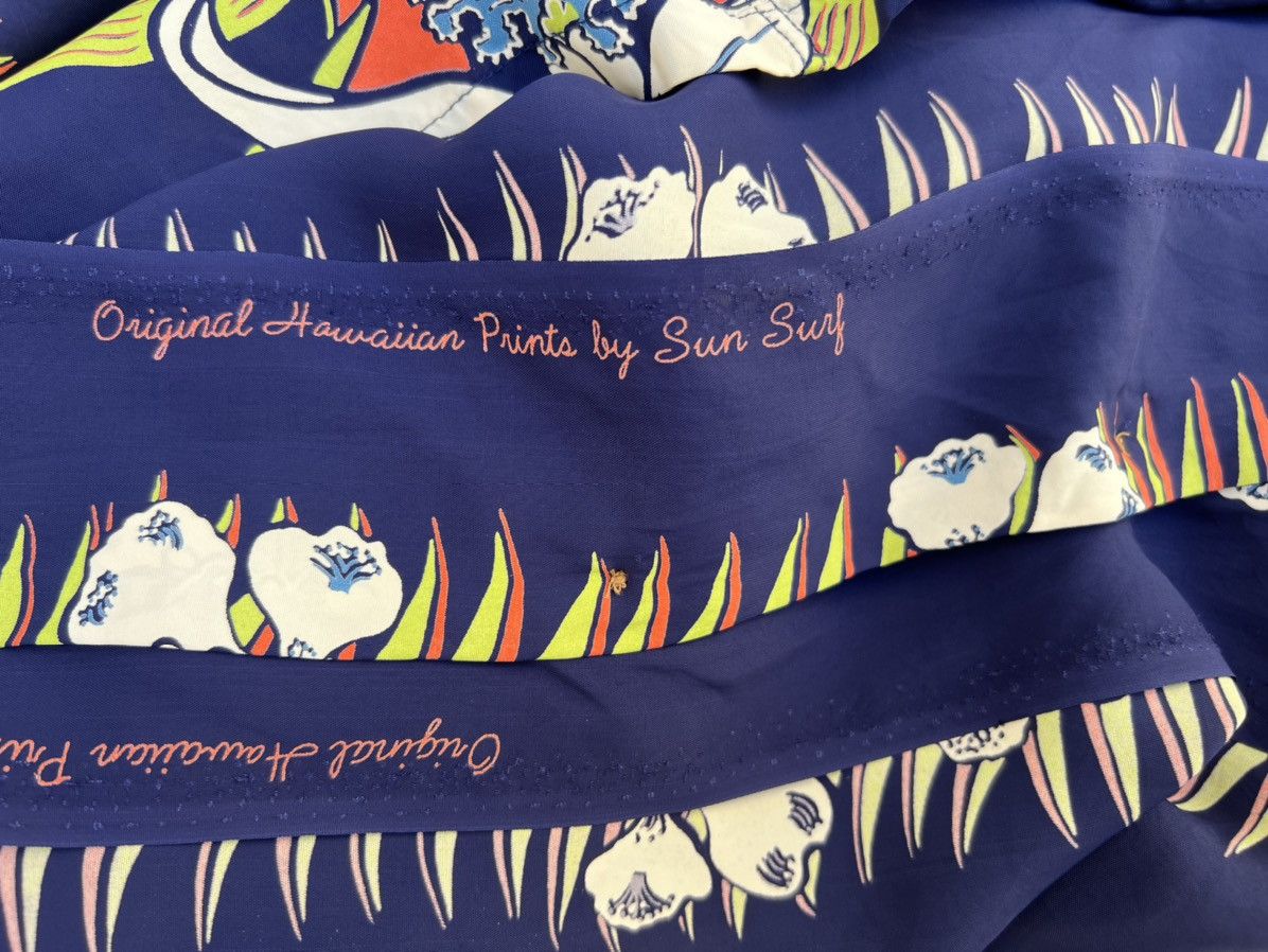 Sugar Cane Vintage Sun Surf Japan Long Sleeve Rayon Hawaiian Shirt Size US M / EU 48-50 / 2 - 14 Thumbnail