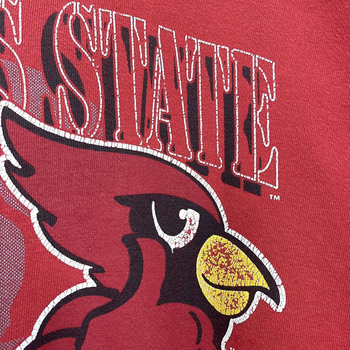 Vintage 90s Illinois States University Red Birds Crewneck Sweatshirt Size US XL / EU 56 / 4 - 7 Thumbnail