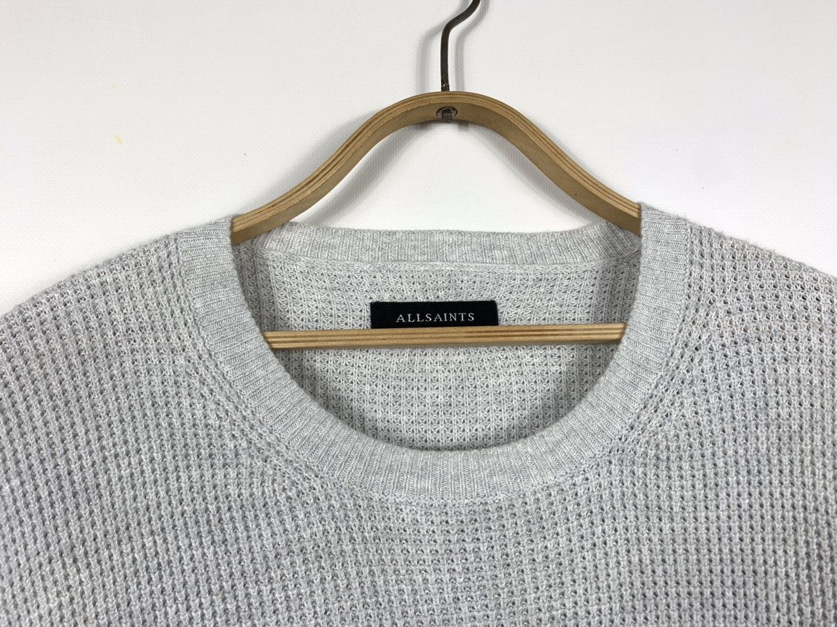 Allsaints Allsaints sweatshirt Mert Crew sweater waffle knit Size US S / EU 44-46 / 1 - 4 Thumbnail