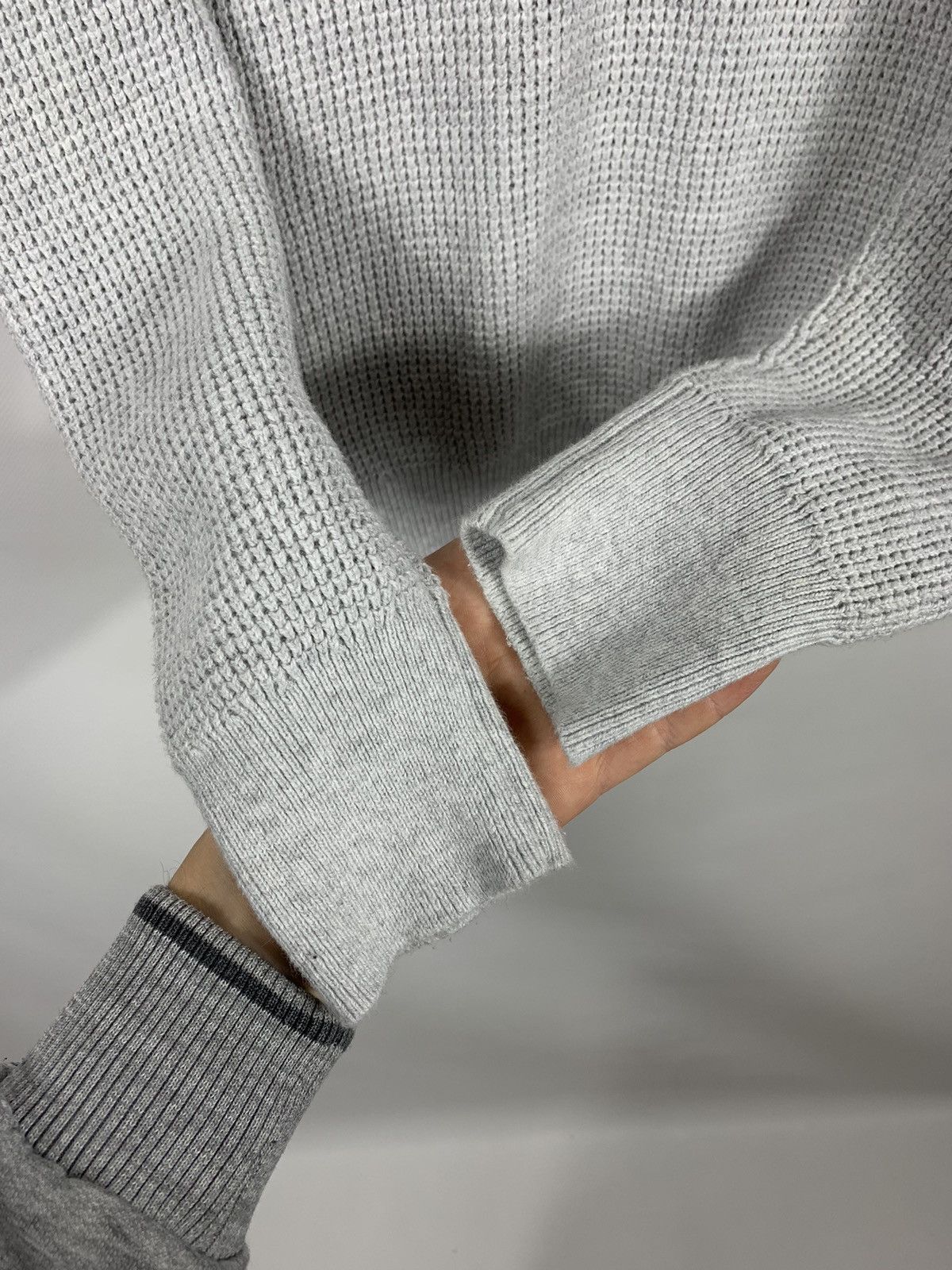 Allsaints Allsaints sweatshirt Mert Crew sweater waffle knit Size US S / EU 44-46 / 1 - 8 Thumbnail