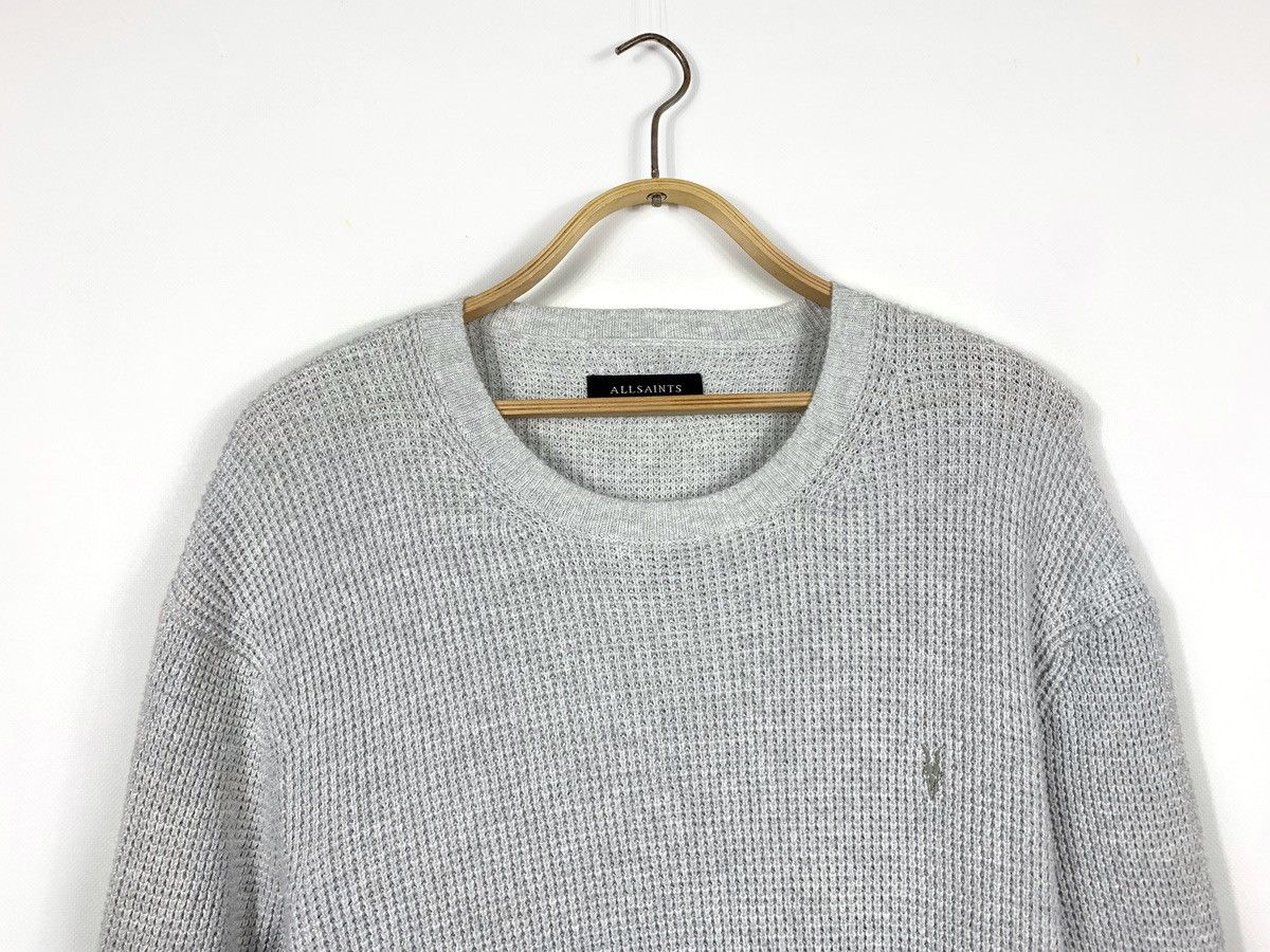 Allsaints Allsaints sweatshirt Mert Crew sweater waffle knit Size US S / EU 44-46 / 1 - 2 Thumbnail