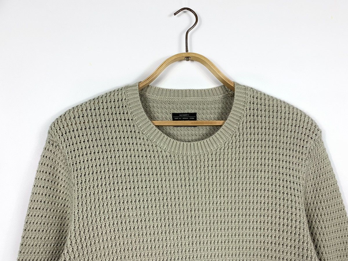 Allsaints Allsaints sweatshirt Ettrick Crew sweater waffle knit Size US XS / EU 42 / 0 - 2 Thumbnail