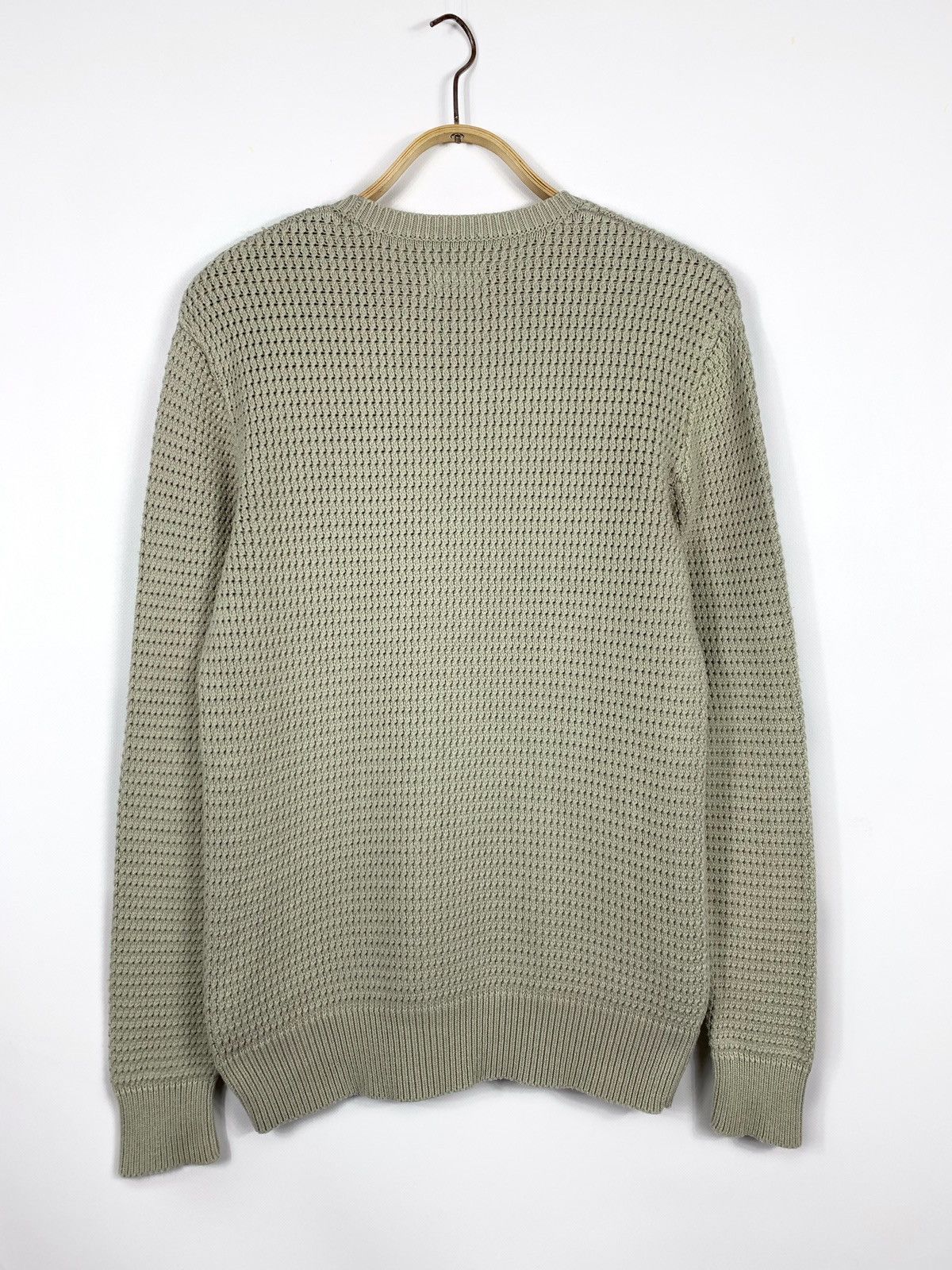 Allsaints Allsaints sweatshirt Ettrick Crew sweater waffle knit Size US XS / EU 42 / 0 - 8 Thumbnail