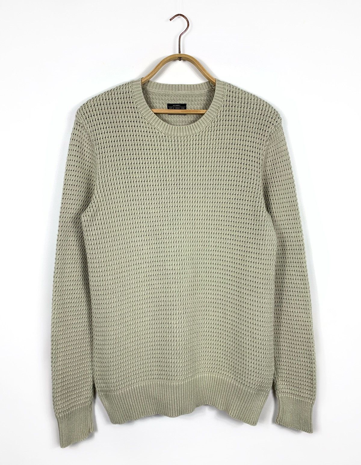 Allsaints Allsaints sweatshirt Ettrick Crew sweater waffle knit Size US XS / EU 42 / 0 - 1 Thumbnail