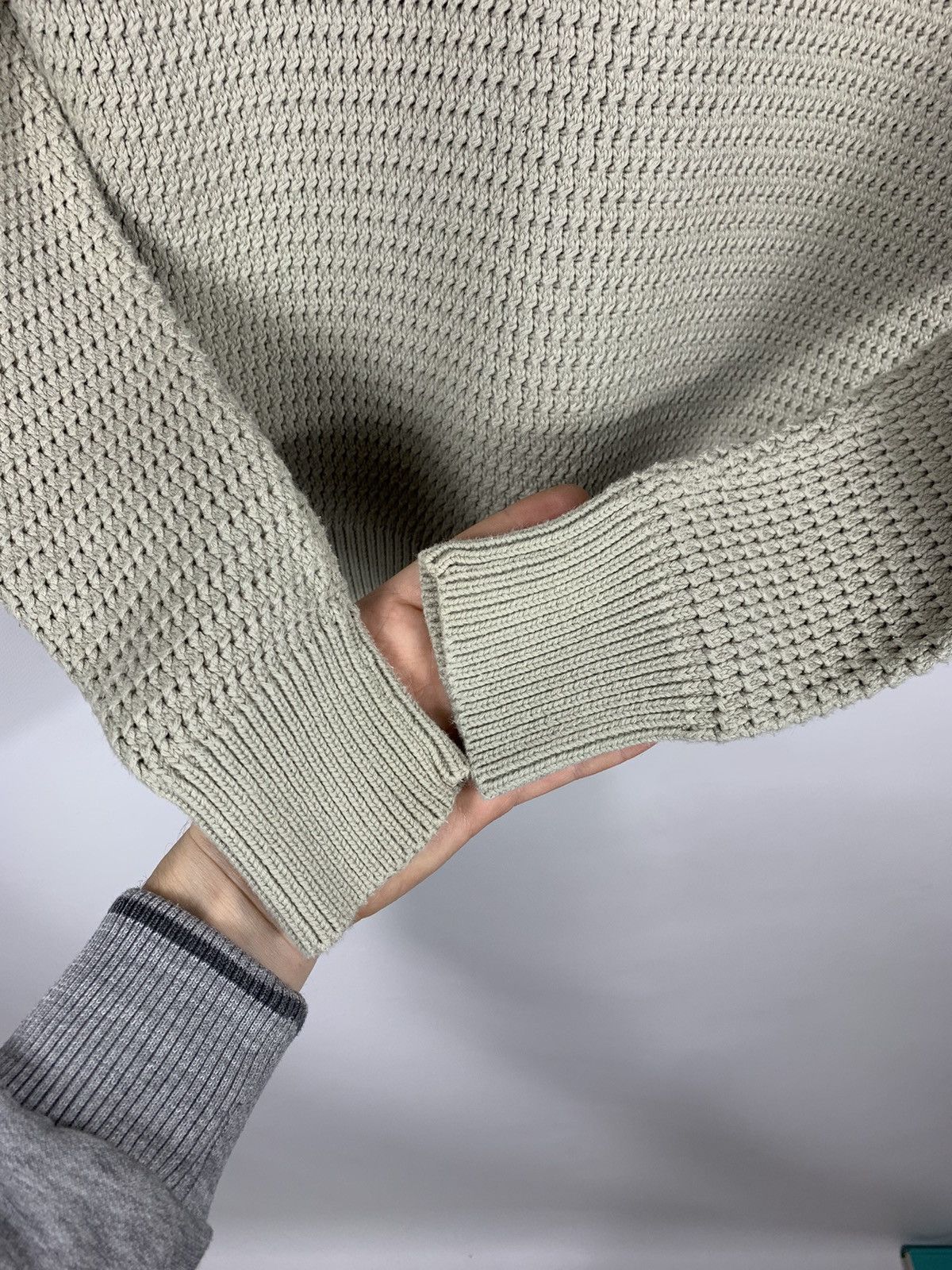 Allsaints Allsaints sweatshirt Ettrick Crew sweater waffle knit Size US XS / EU 42 / 0 - 4 Thumbnail
