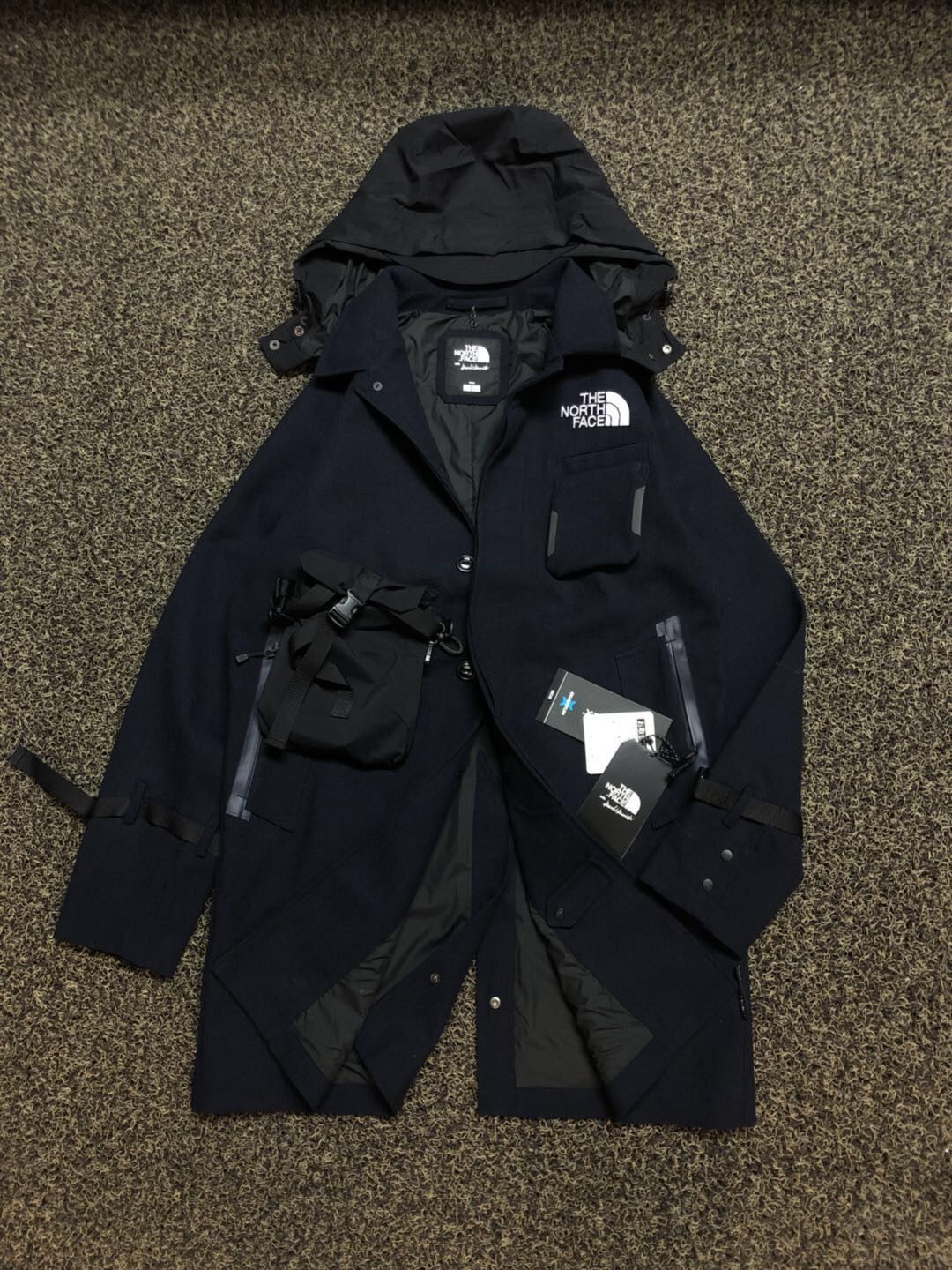Kazuki Kuraishi × The North Face Black Series Navy Rework Coat | Grailed
