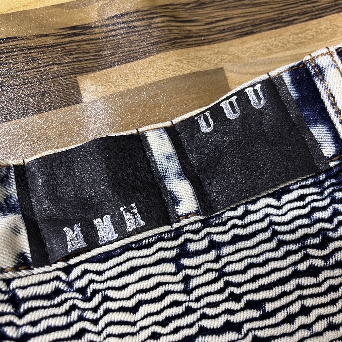 Vintage Distressed Biker Denim Mashup Made In Japan