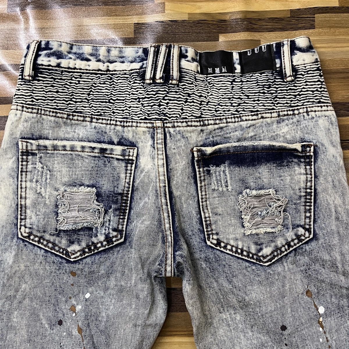 Vintage Distressed Biker Denim Mashup Made In Japan