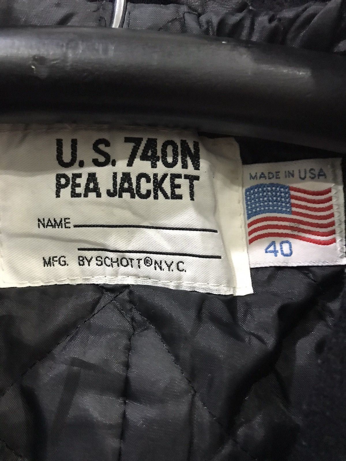 Schott Vintage SCHOTT NYC US 740N Pea Jacket Size US M / EU 48-50 / 2 - 8 Thumbnail