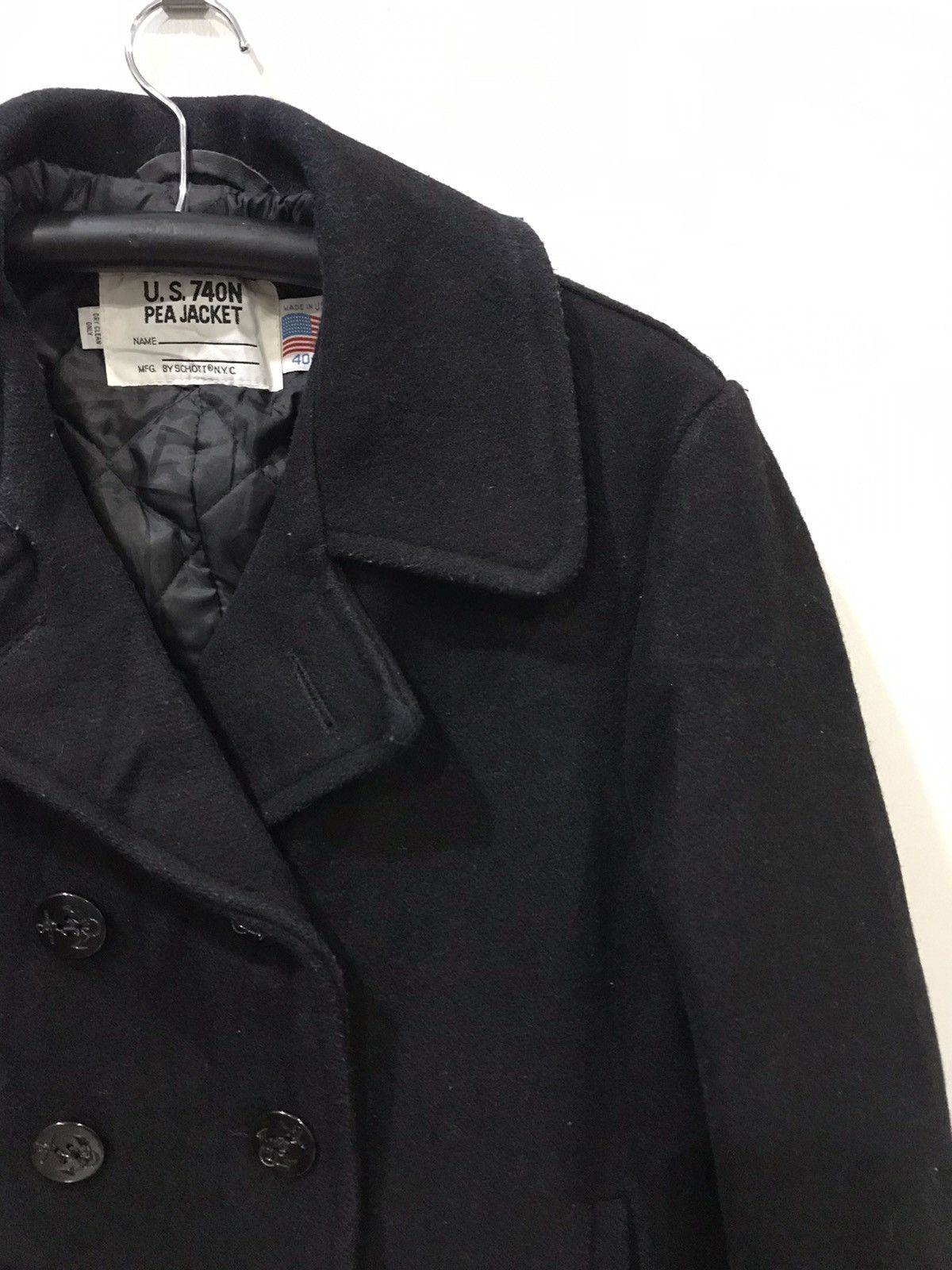 Schott Vintage SCHOTT NYC US 740N Pea Jacket Size US M / EU 48-50 / 2 - 3 Thumbnail