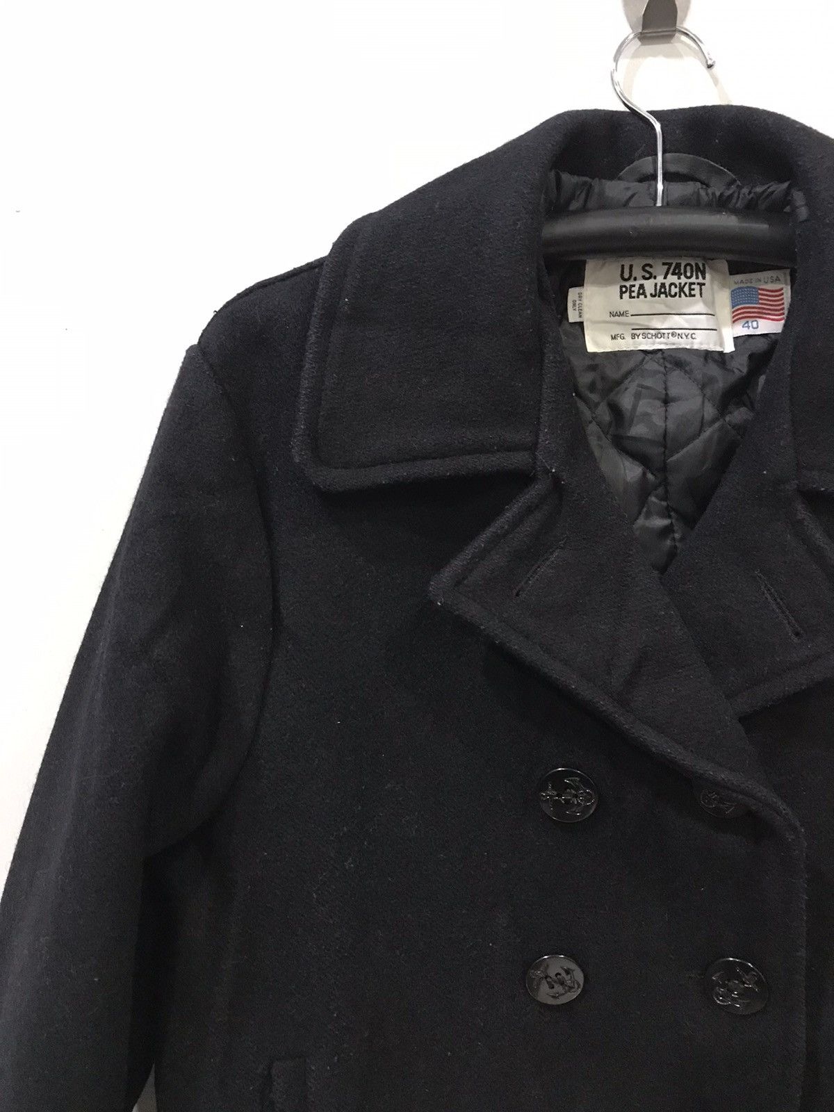 Schott Vintage SCHOTT NYC US 740N Pea Jacket Size US M / EU 48-50 / 2 - 4 Thumbnail